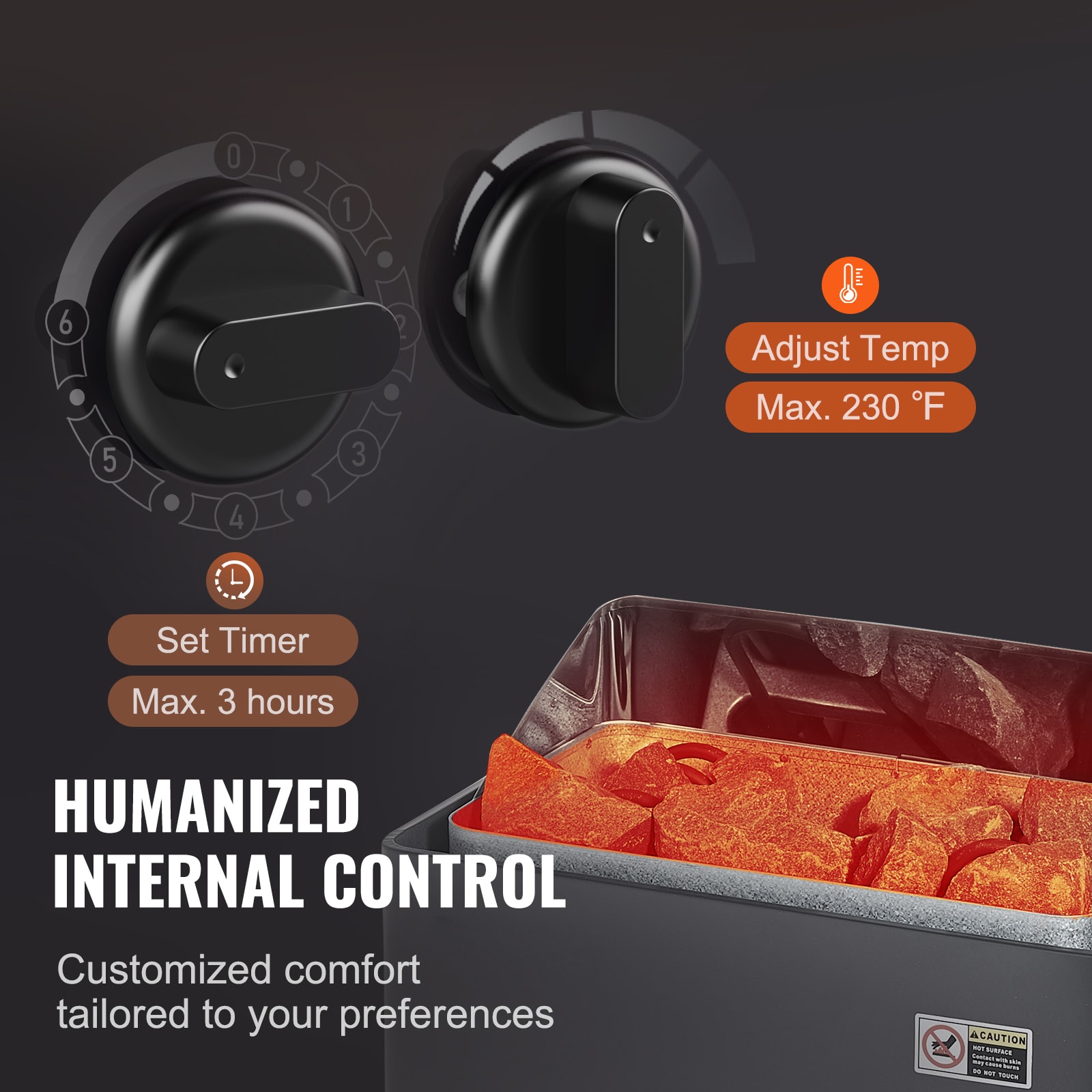 VEVOR DSSNLNK9KWXK7DJGIV4 Wall-Heaters-Electric - View #5