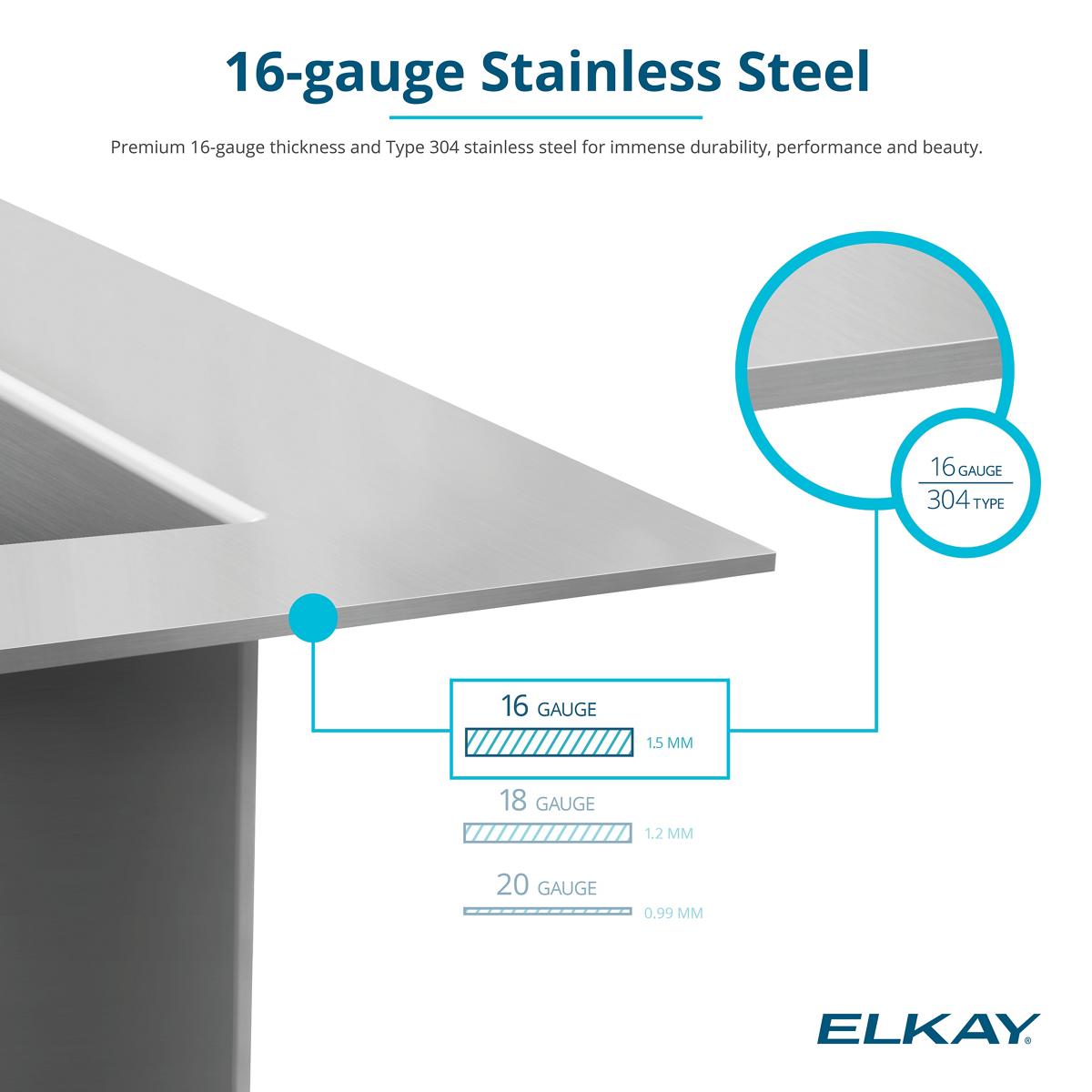 Elkay EFRU24169RTWC Kitchen-Sinks - View #8