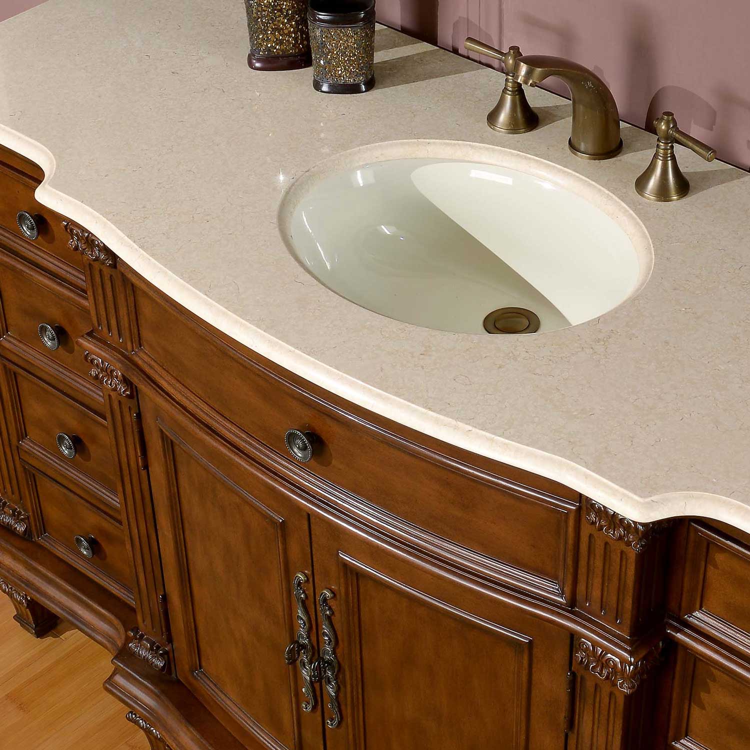 Silkroad Exclusive HYP-0277-CM-UWC-60 Bath-Vanity-Combo - View #9