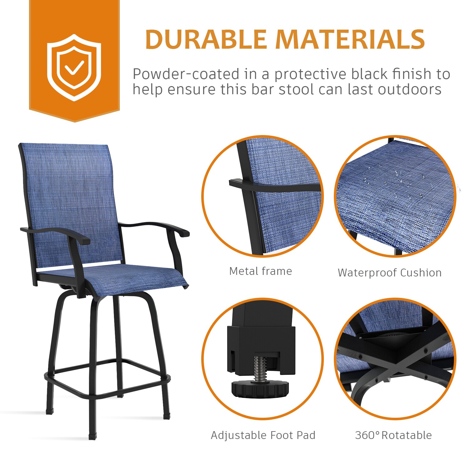 MIDHAM AMKF170098-03 Patio-Chairs - View #11
