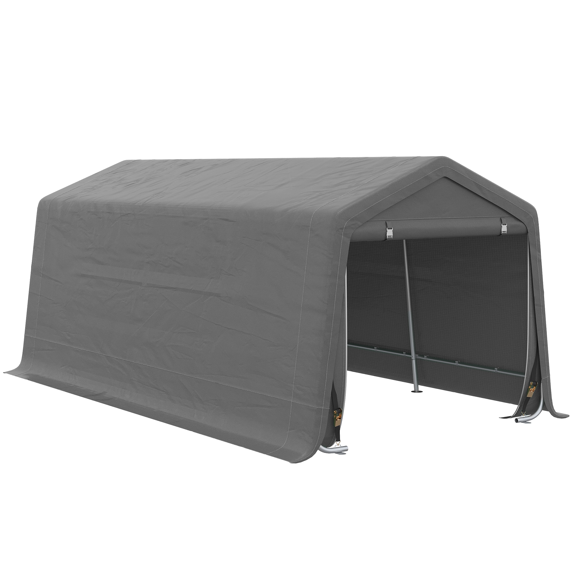 Outsunny 10ft x 20ft Carport Portable Garage Heavy Duty Storage