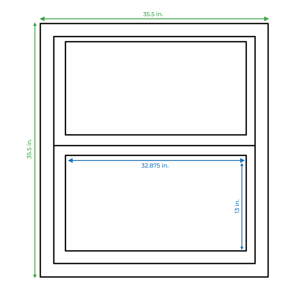 RELIABILT 105SH36360002 Single-Hung-Windows - View #11