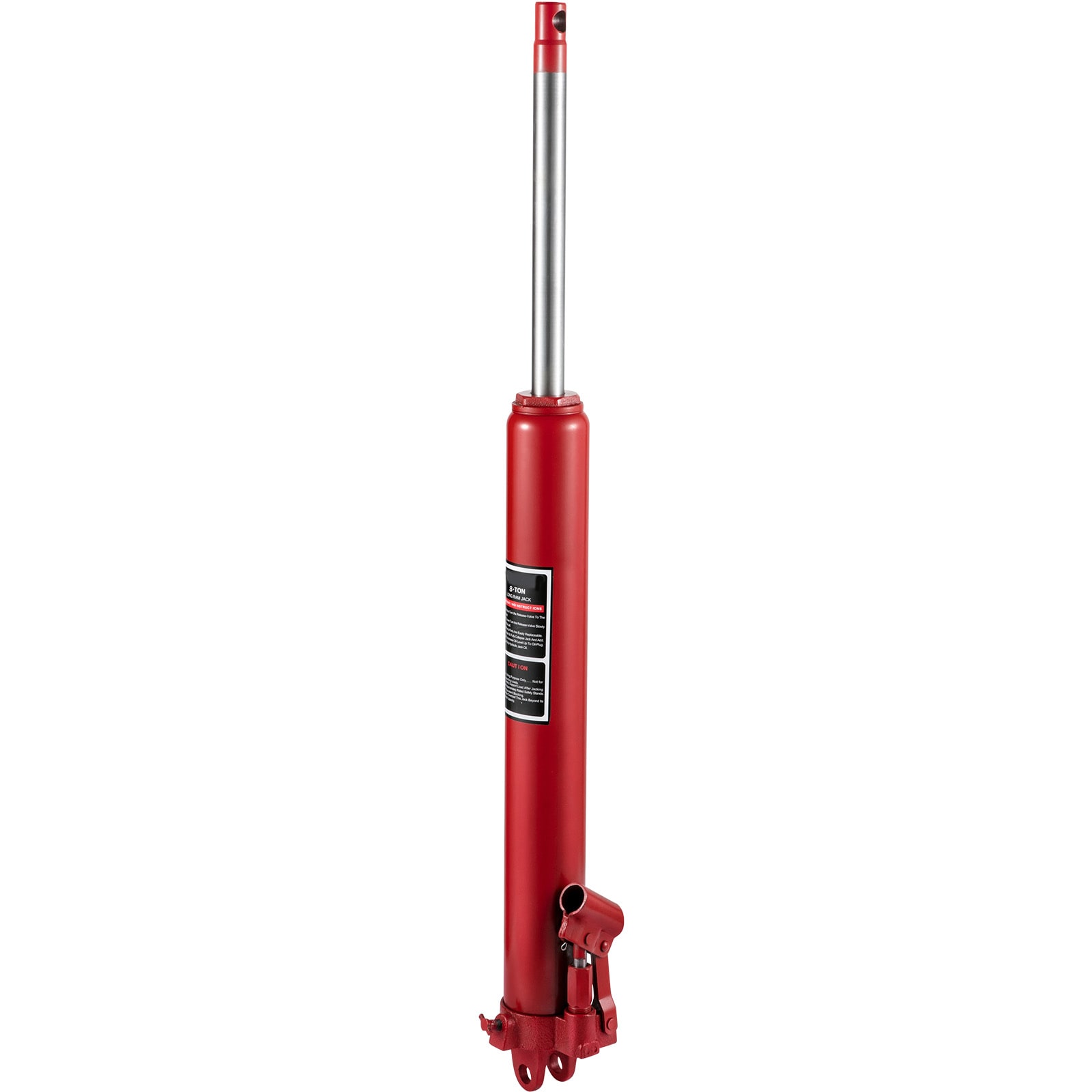 SVOPES SVOPESZGYYQJD05312V0 Red 8-Ton Steel Hydraulic Jack kit
