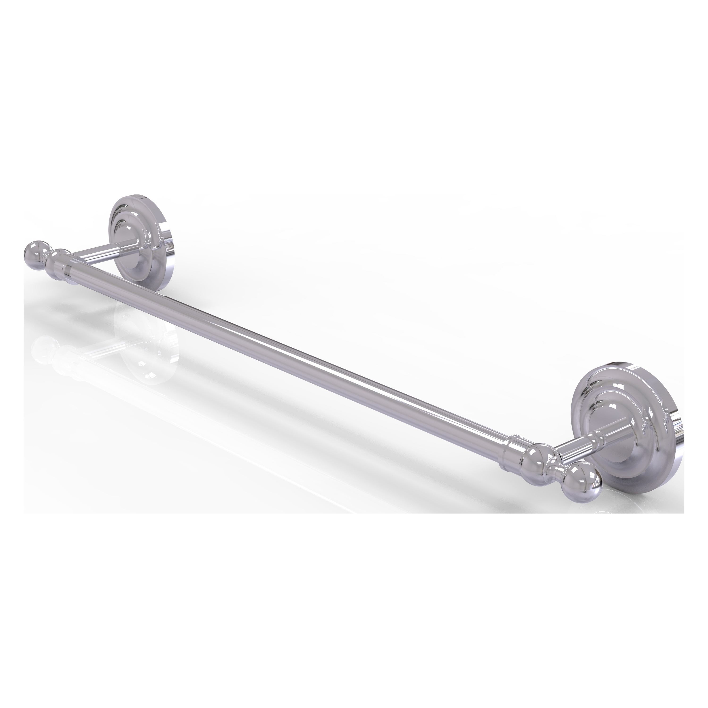 Allied Brass QN-41/30-PC Que New 30-in Polished Chrome Wall mount Single Towel Bar
