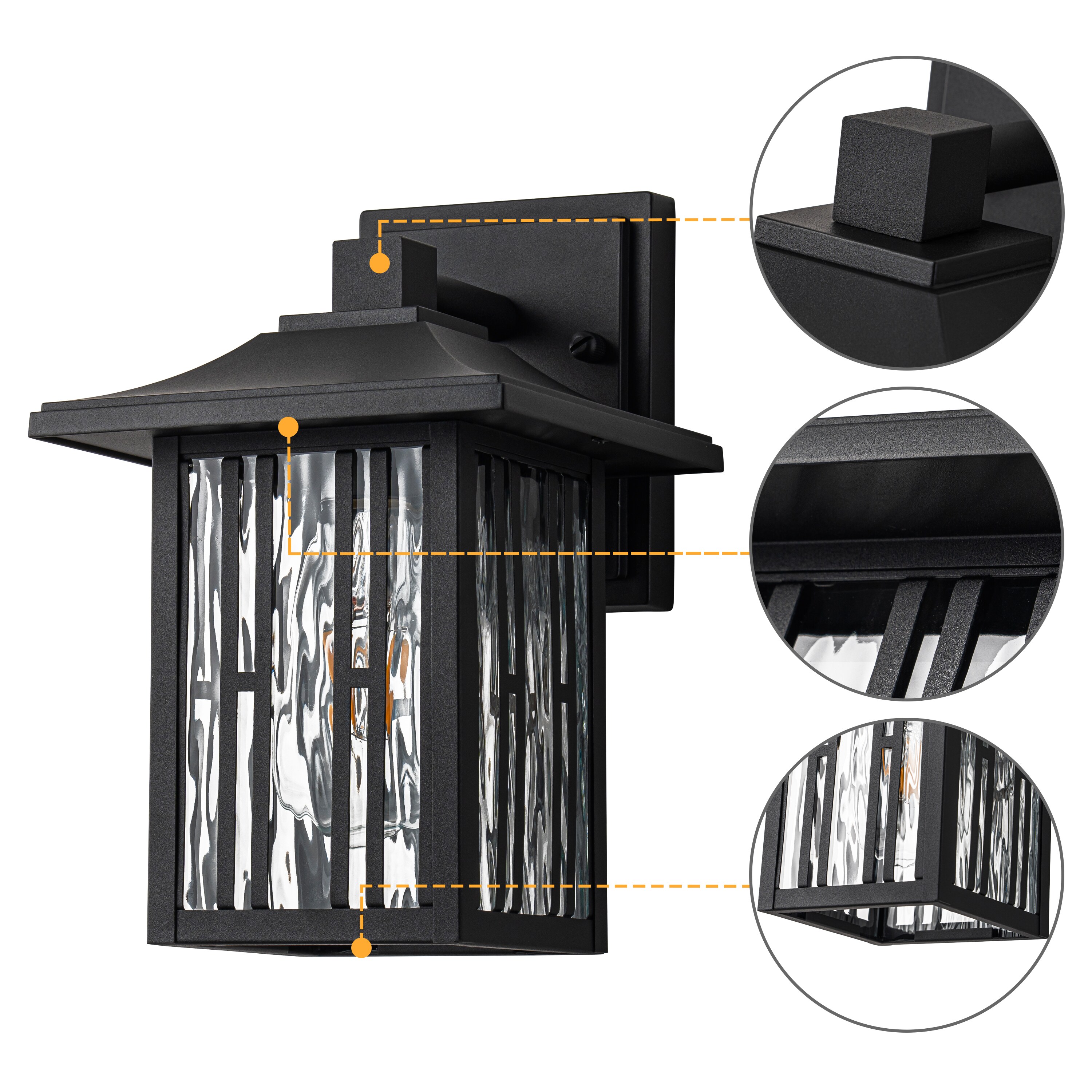 C Cattleya LLA2594-JES-2W Outdoor-Wall-Lighting - View #4