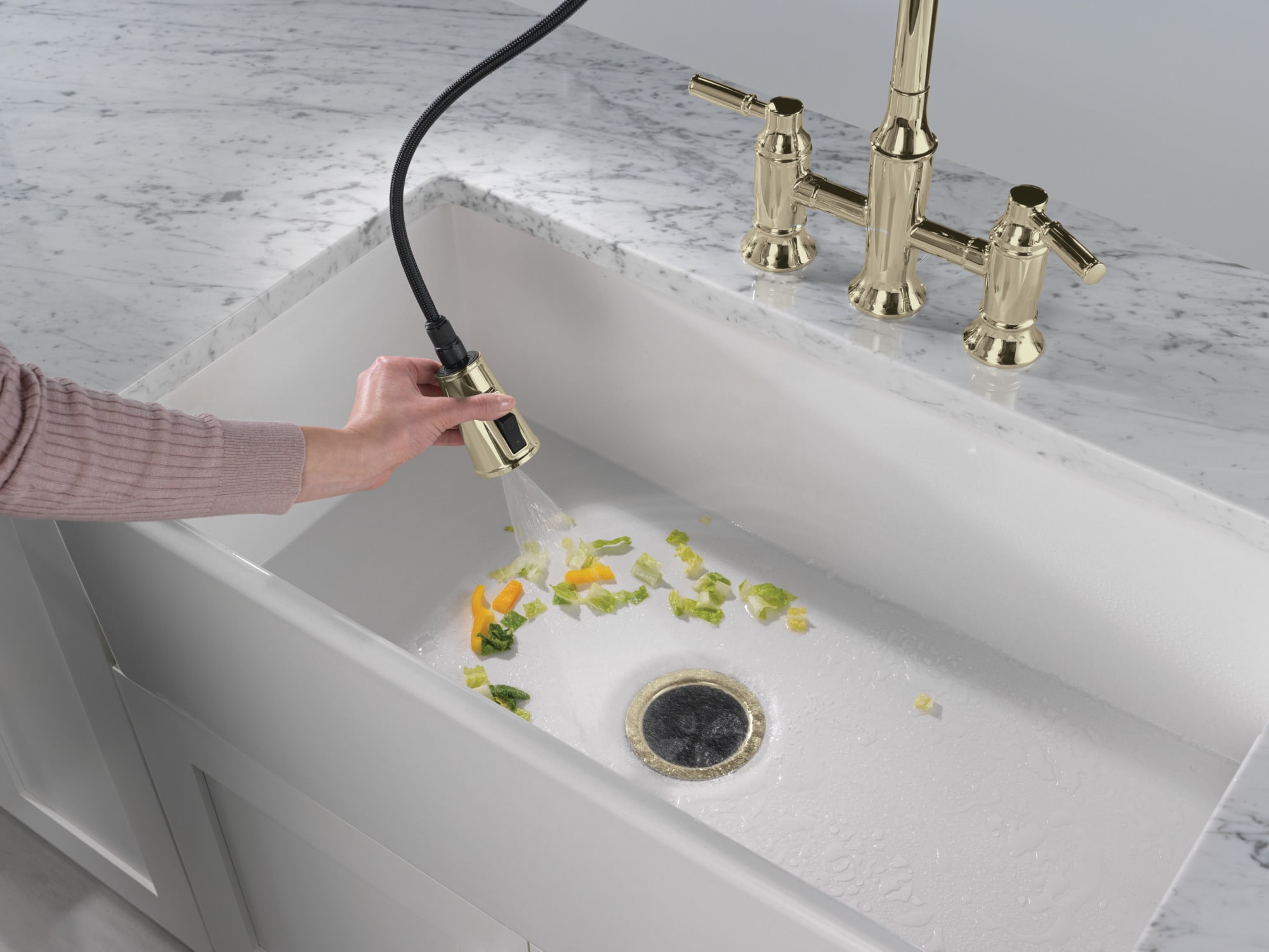 Delta 2384L-PN-PR-DST Kitchen-Faucets - View #14