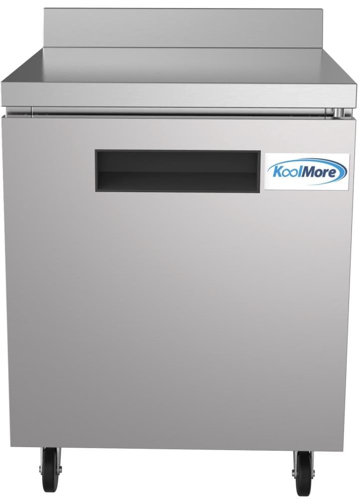 KoolMore 6.3-cu ft Commercial Refrigerators 1 Stainless steel -Door Undercounter ( Stainless Steel ) #RT27-1S