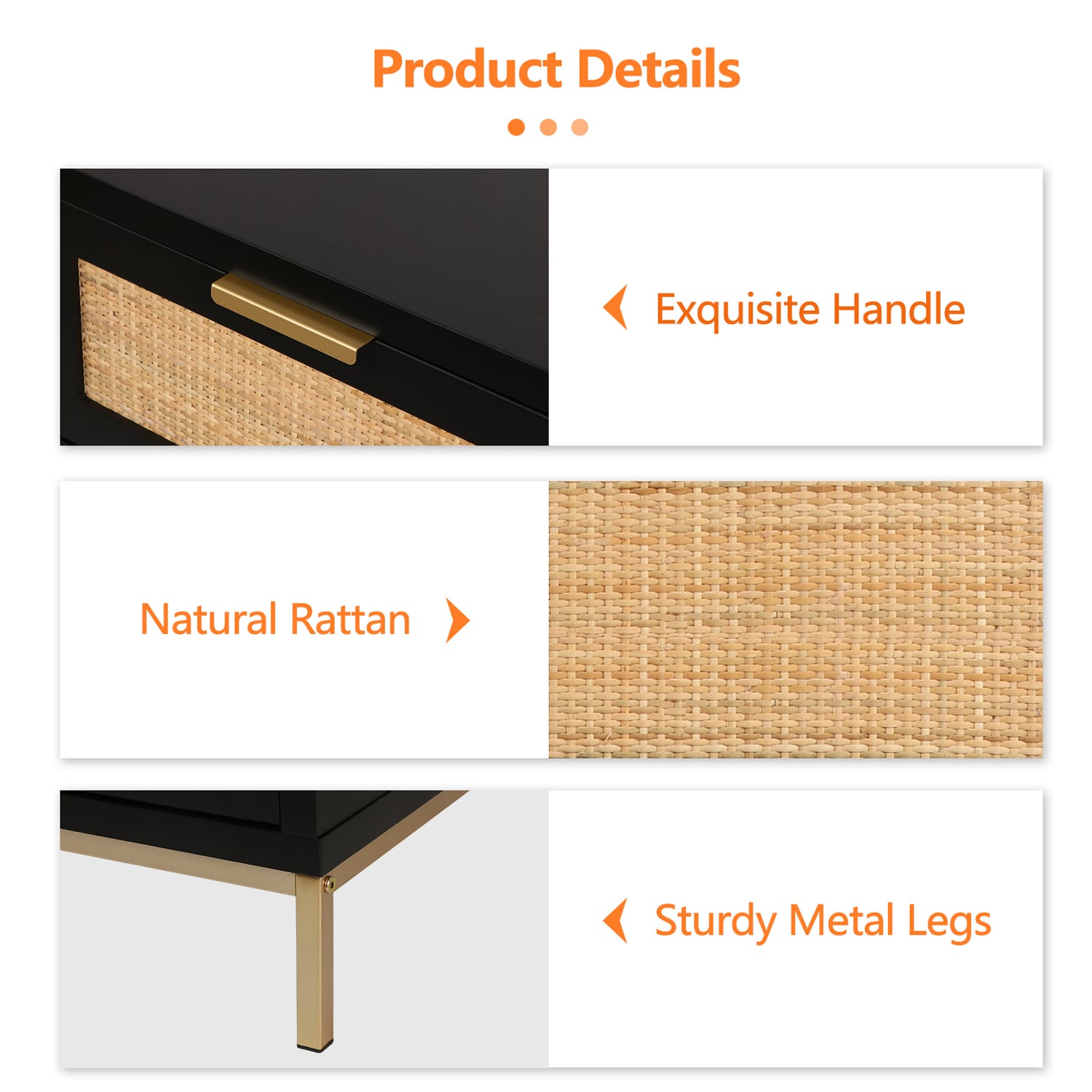 Delarpo H0057 nightstands - View #6