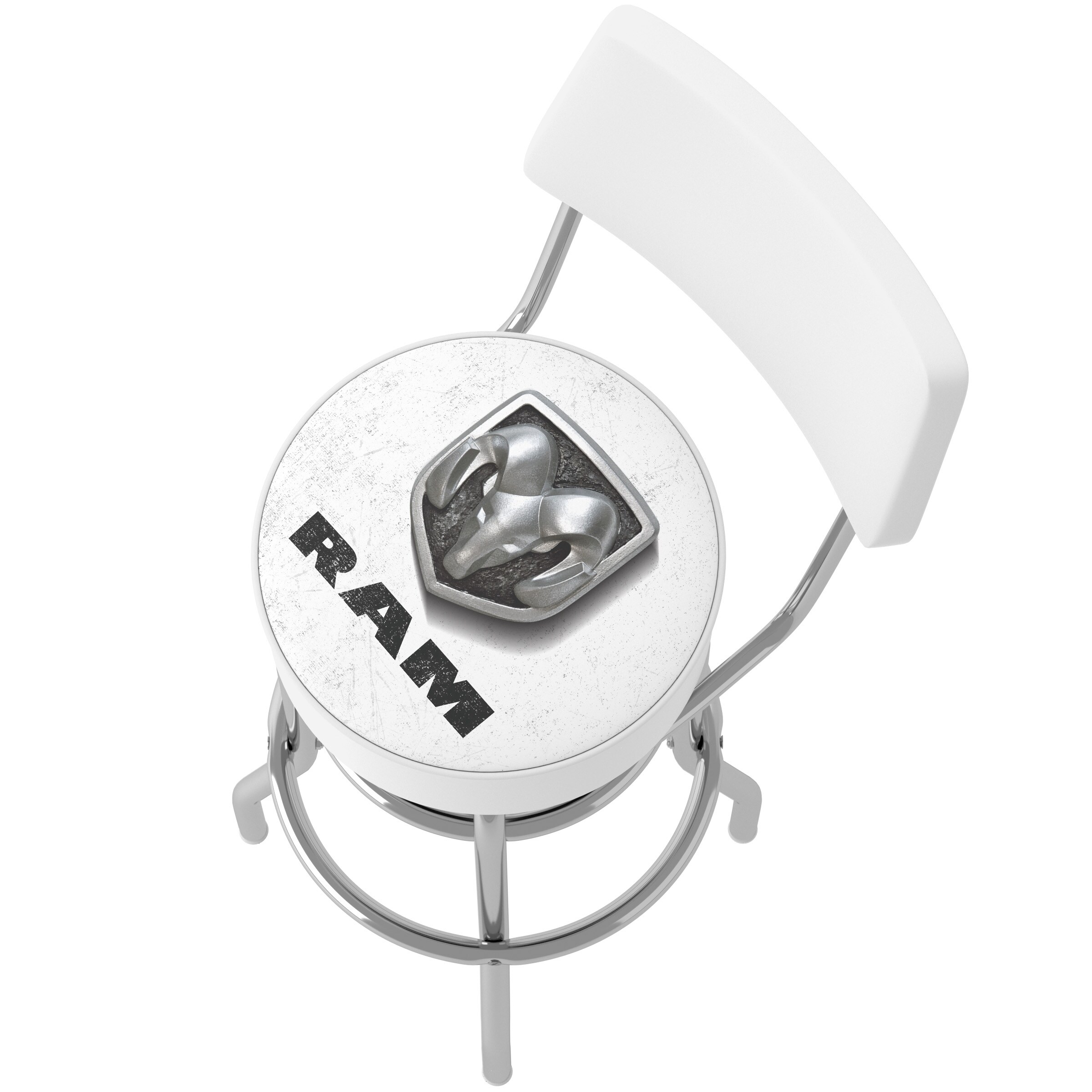 Trademark Gameroom RAM1100-LOGO-WHI stools - View #4