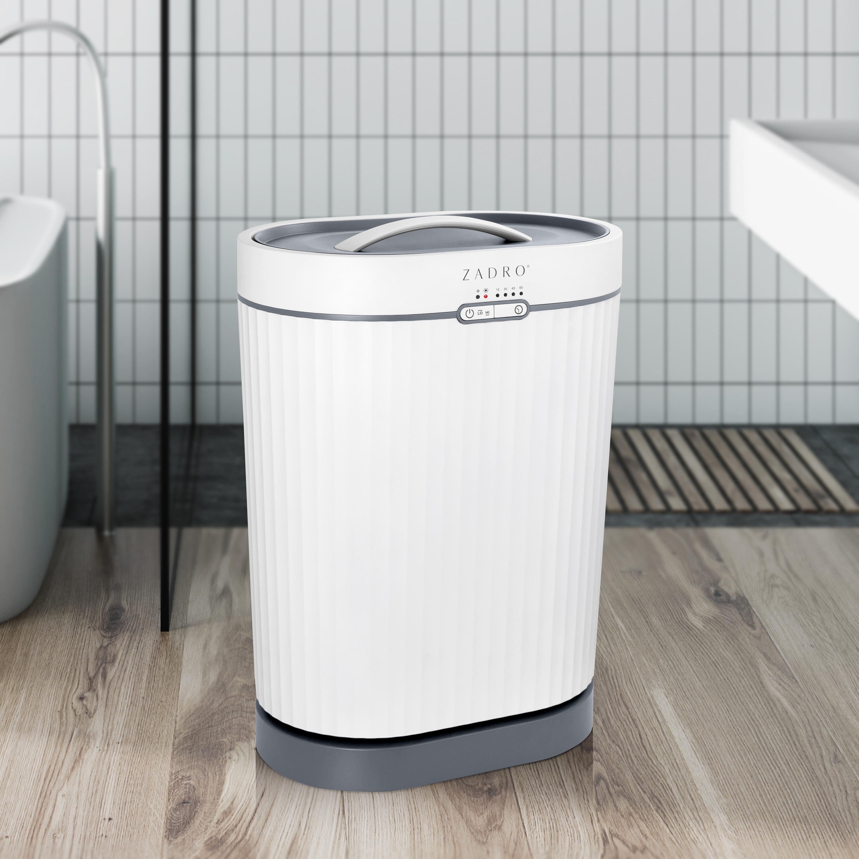 Zadro 9.5-Inch x 20.5-Inch Oval 20-Litre Capacity Fluted Bucket