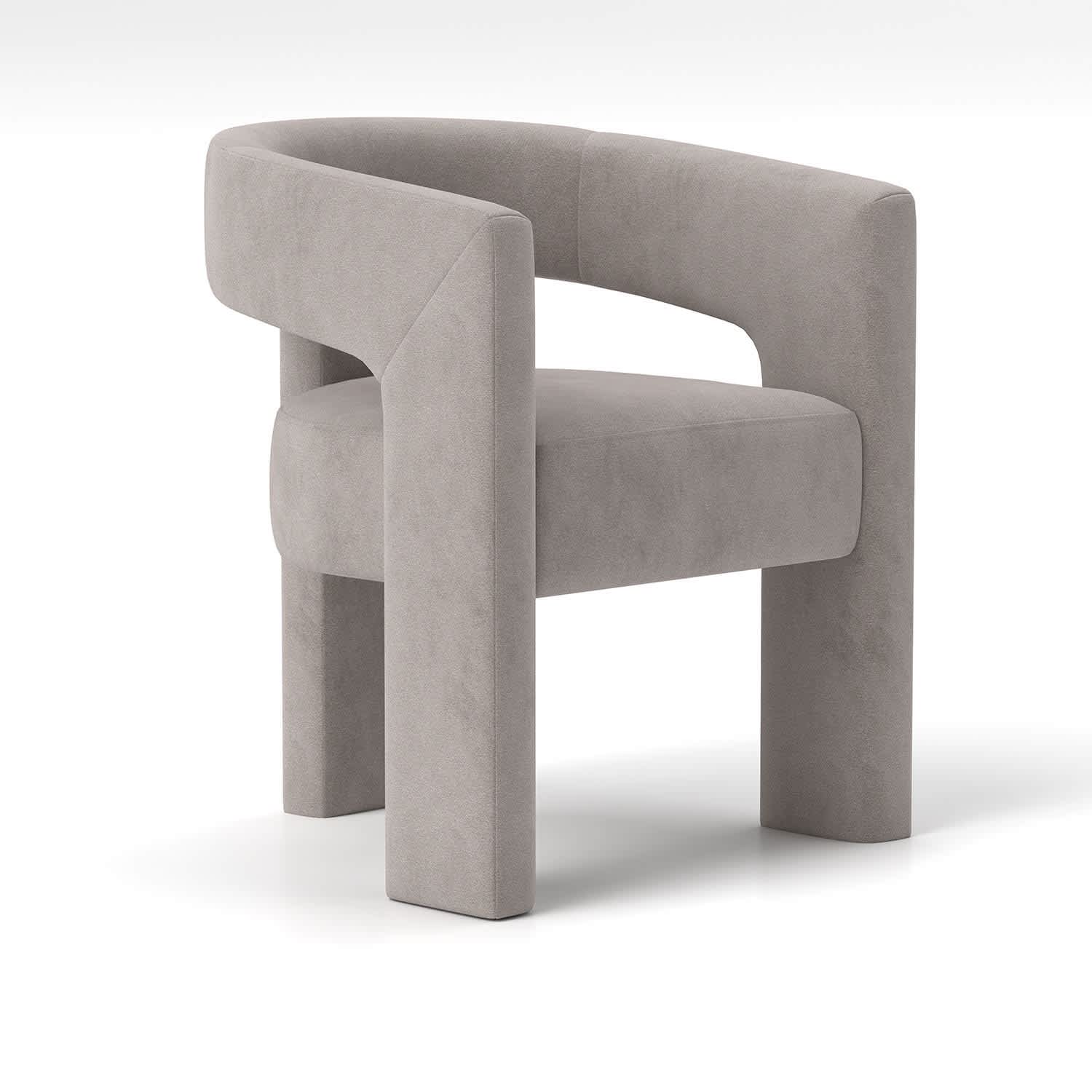 SEYNAR XY709-GREY-S4 Dining-Chairs - View #3