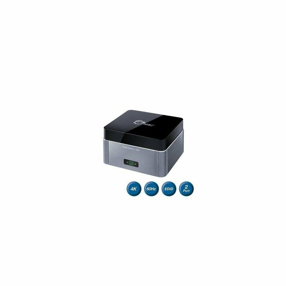  ISTR65323 Siig CE-H22K12-S1 Premium 2-Port Hdmi Splitter with Edid- 4K x 2K 60Hz.