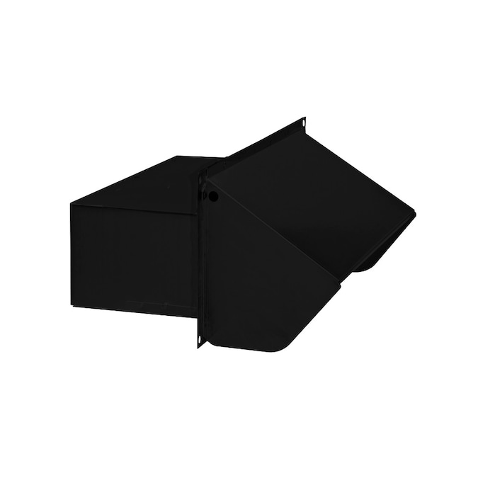 Broan Wall Cap Black In The Range Hood Parts Department At Com - Exterior Wall Vent Covers Lowe S