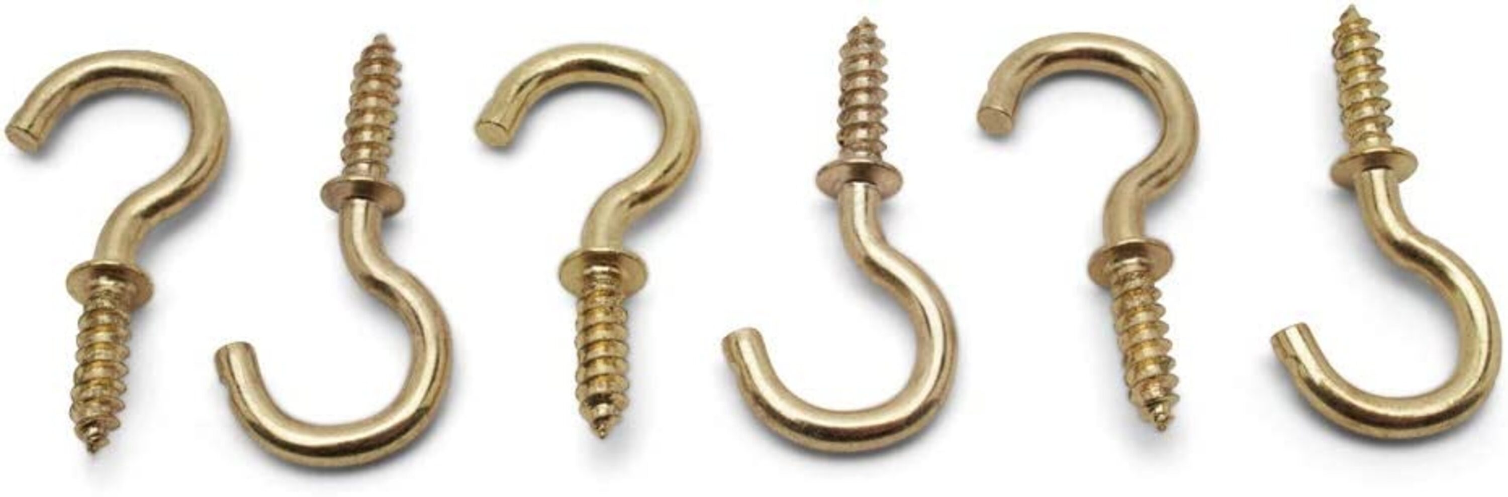 Cup Hooks Screw in 1/2 inch, Pack of 250 Mini Screw in Hooks for Hanging, by Woodpeckers