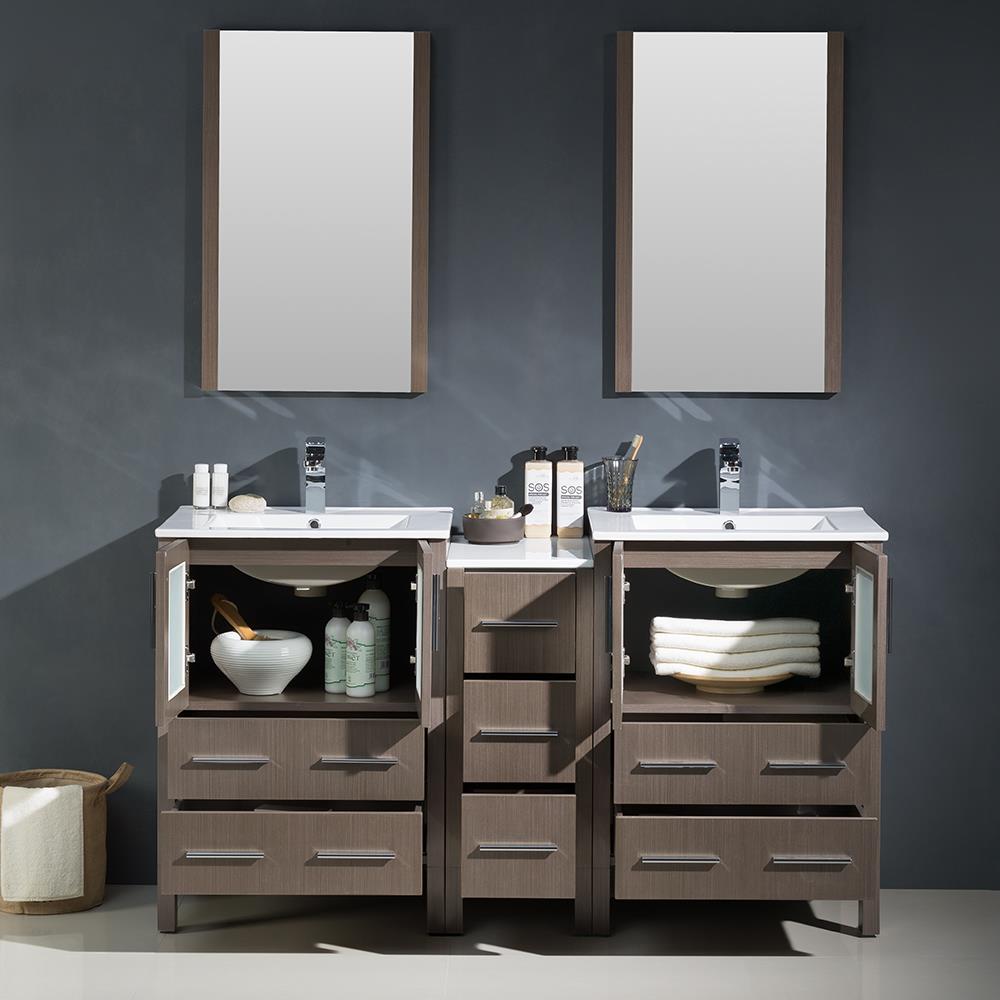 Fresca FVN62-241224GO-UNS Bath-Vanity-Combo - View #4