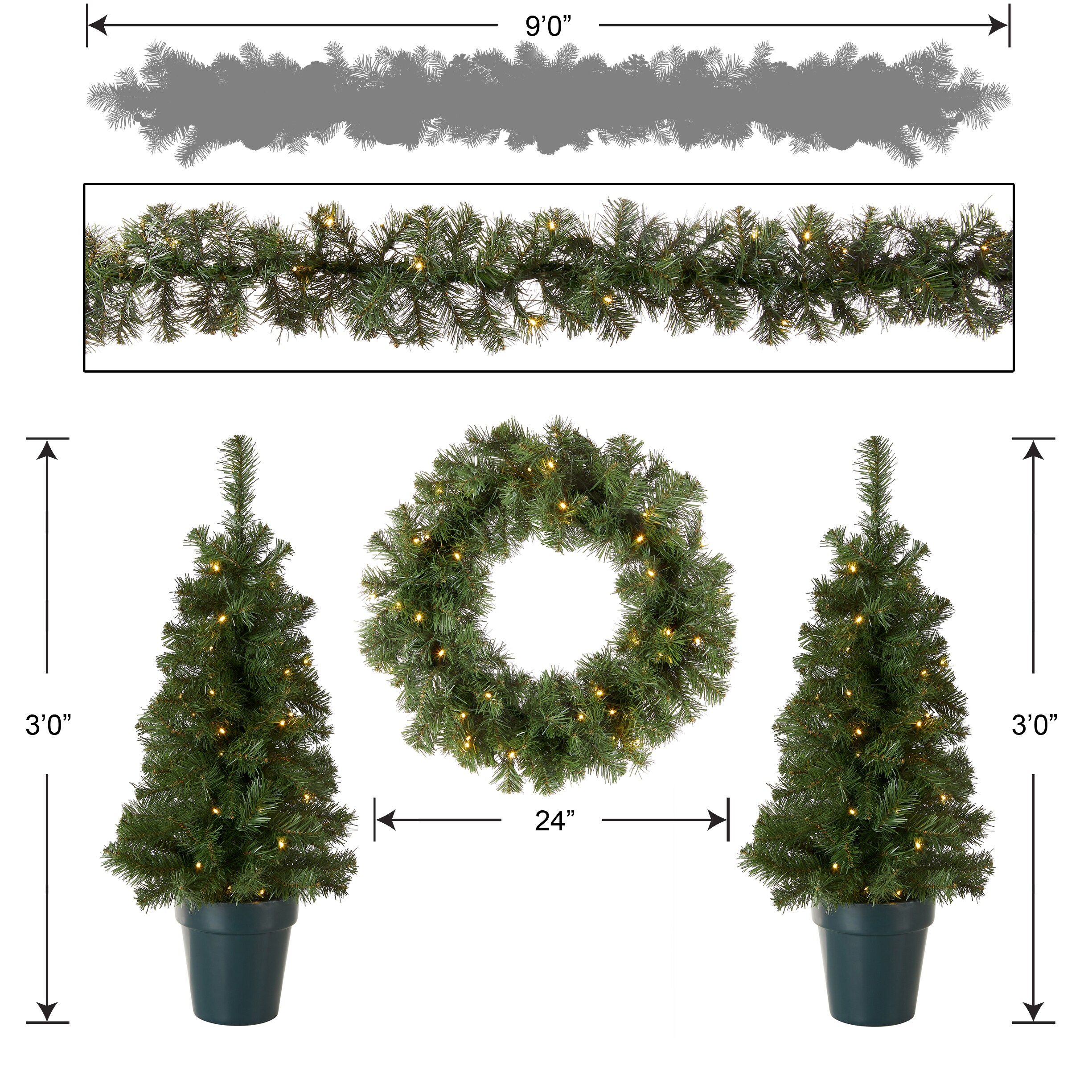 National Tree Company PRO7-ASST-11 Outdoor-Christmas-Decor - View #9