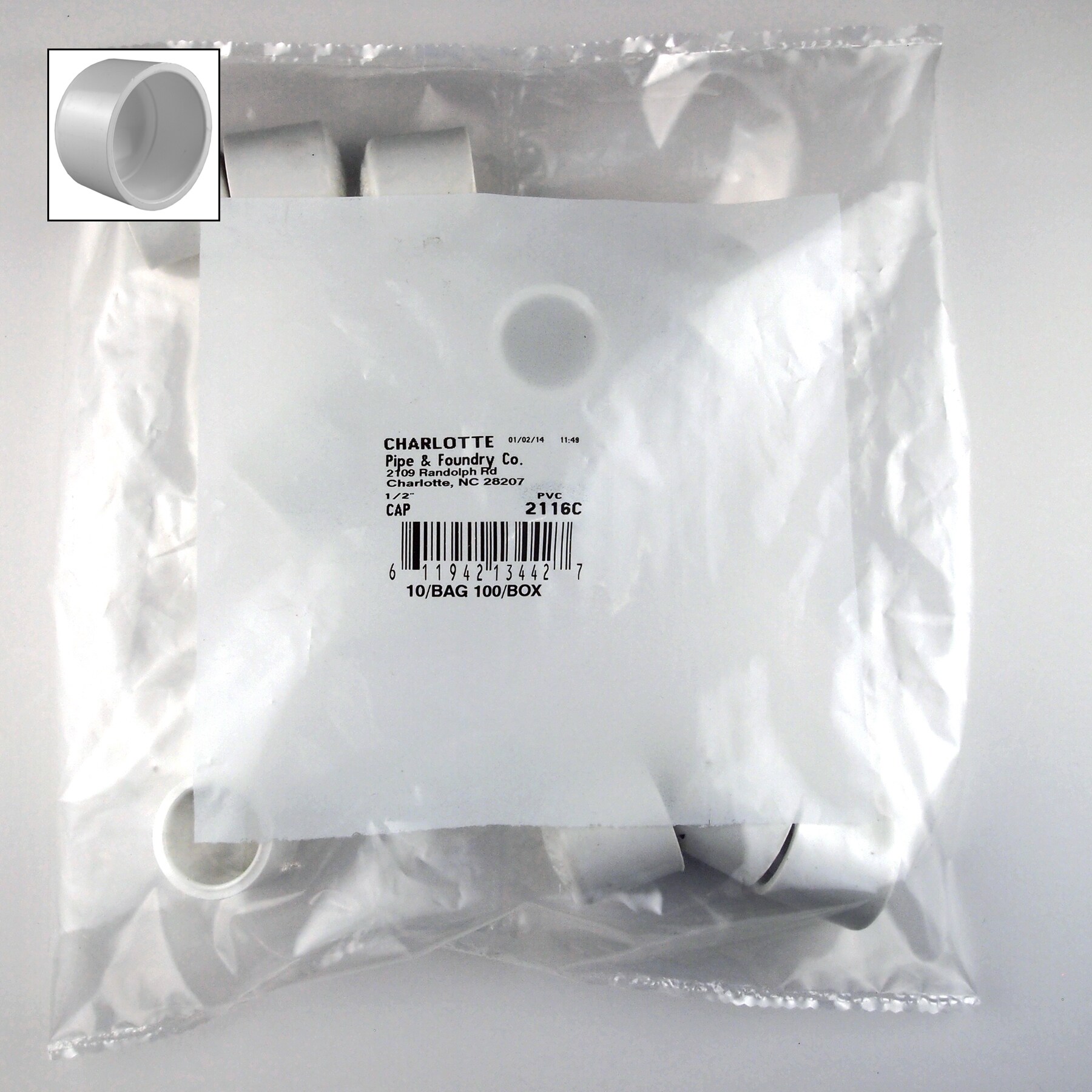 Charlotte Pipe PVC 02116C 0600HC Pvc-Pressure-Sch-40-Fittings - View #3
