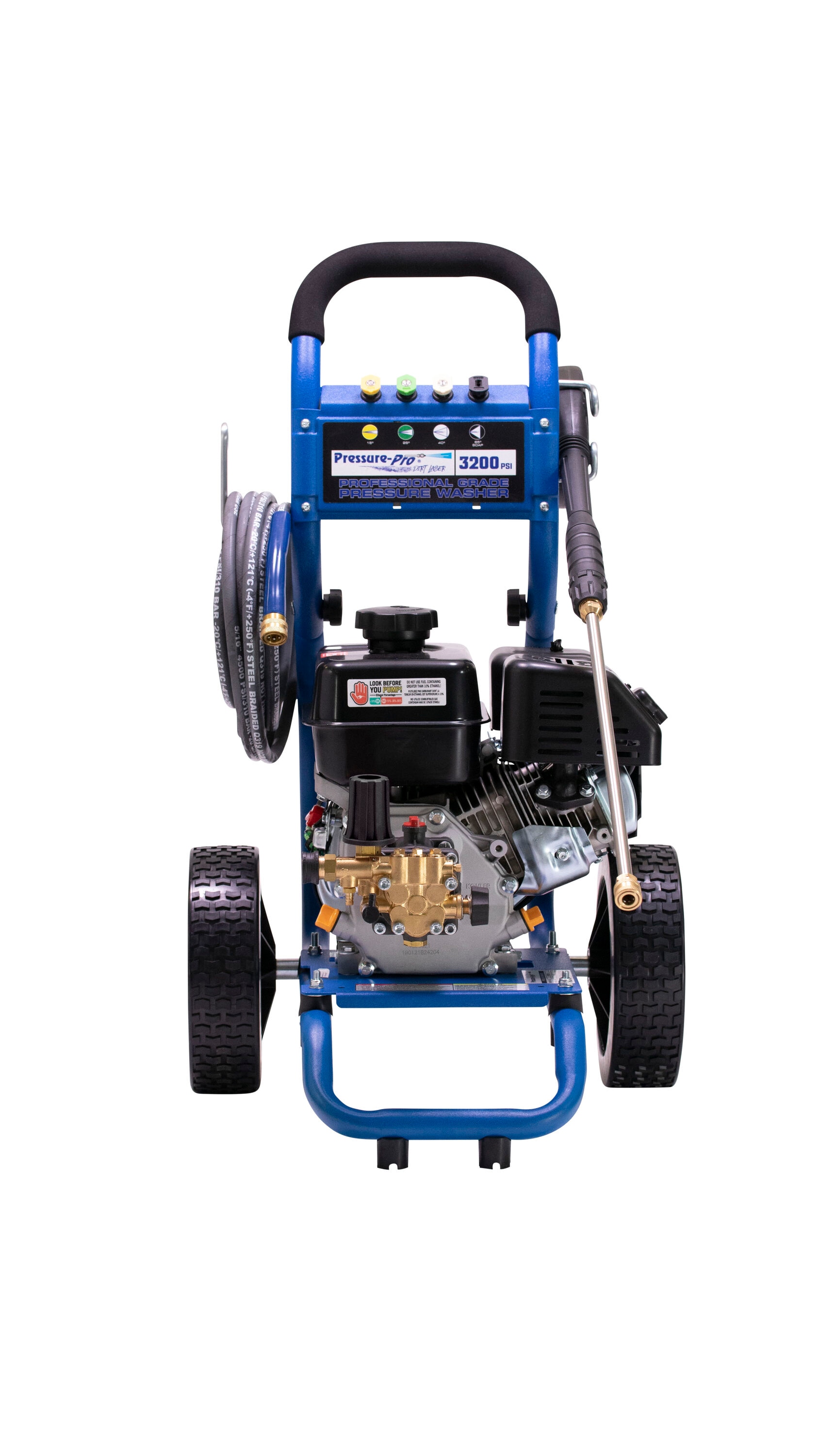 Pressure-Pro PP3225K Dirt Laser 3200-PSI 2.5-GPM Cold Water Gas Pressure washer with 4 Spray Tips