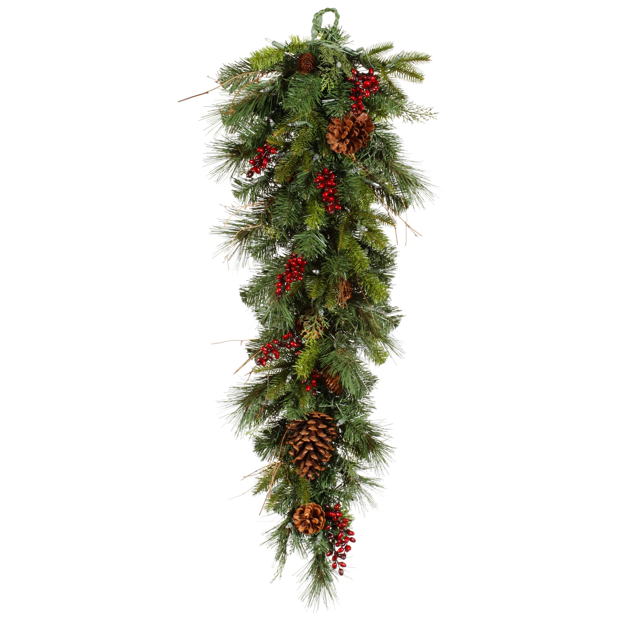 Vickerman G118720 36-in Indoor Green Berry Artificial Christmas Wreath