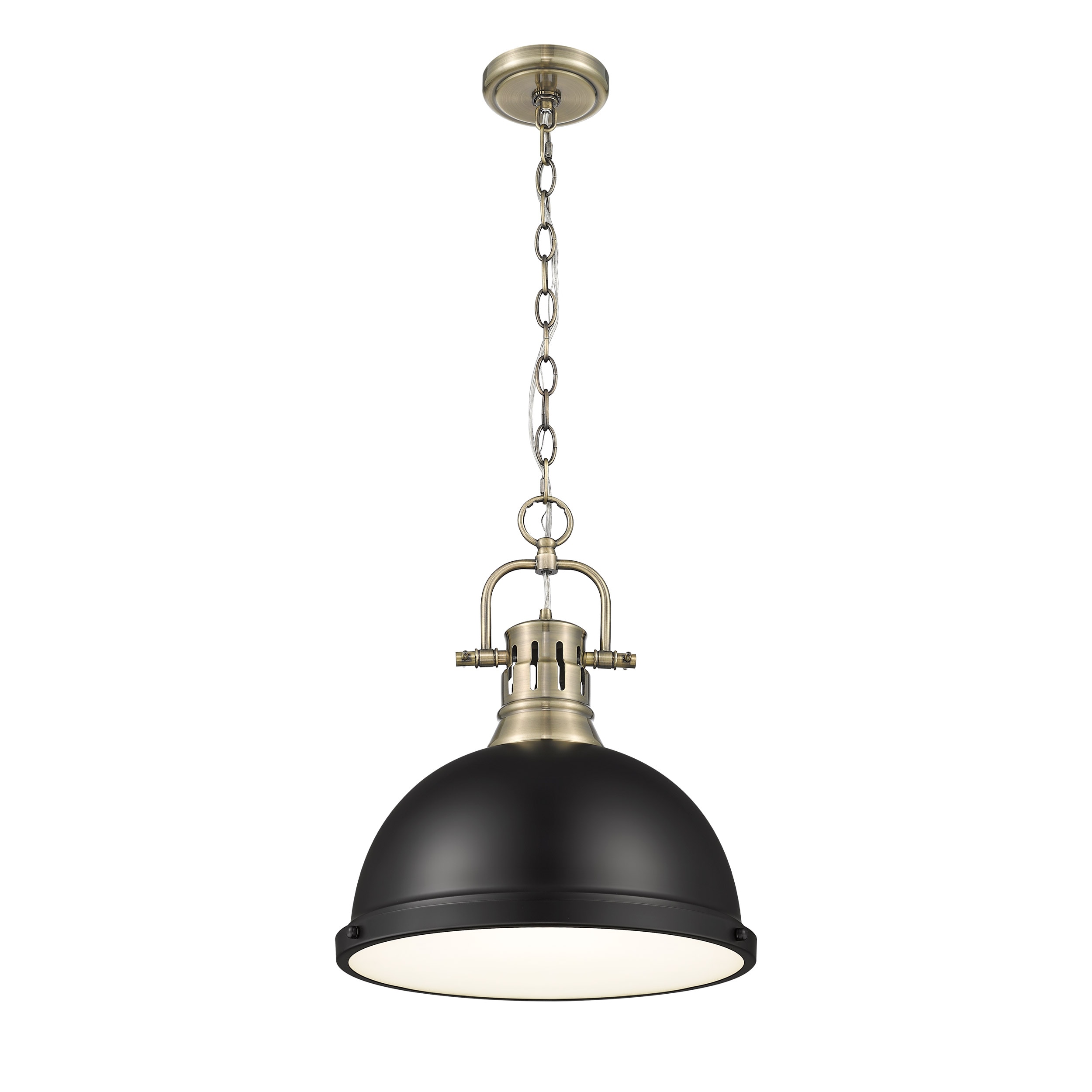 Golden Lighting 3602-L AB-BLK Pendant-Lights - View #3