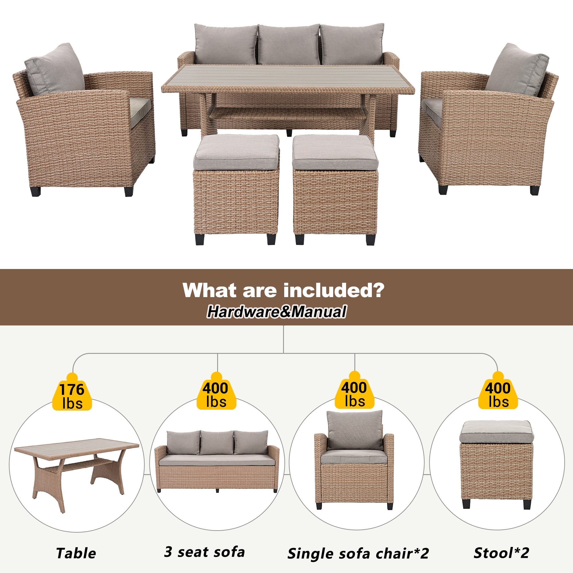 CESICIA 767-Z94 Patio-Conversation-Sets - View #6
