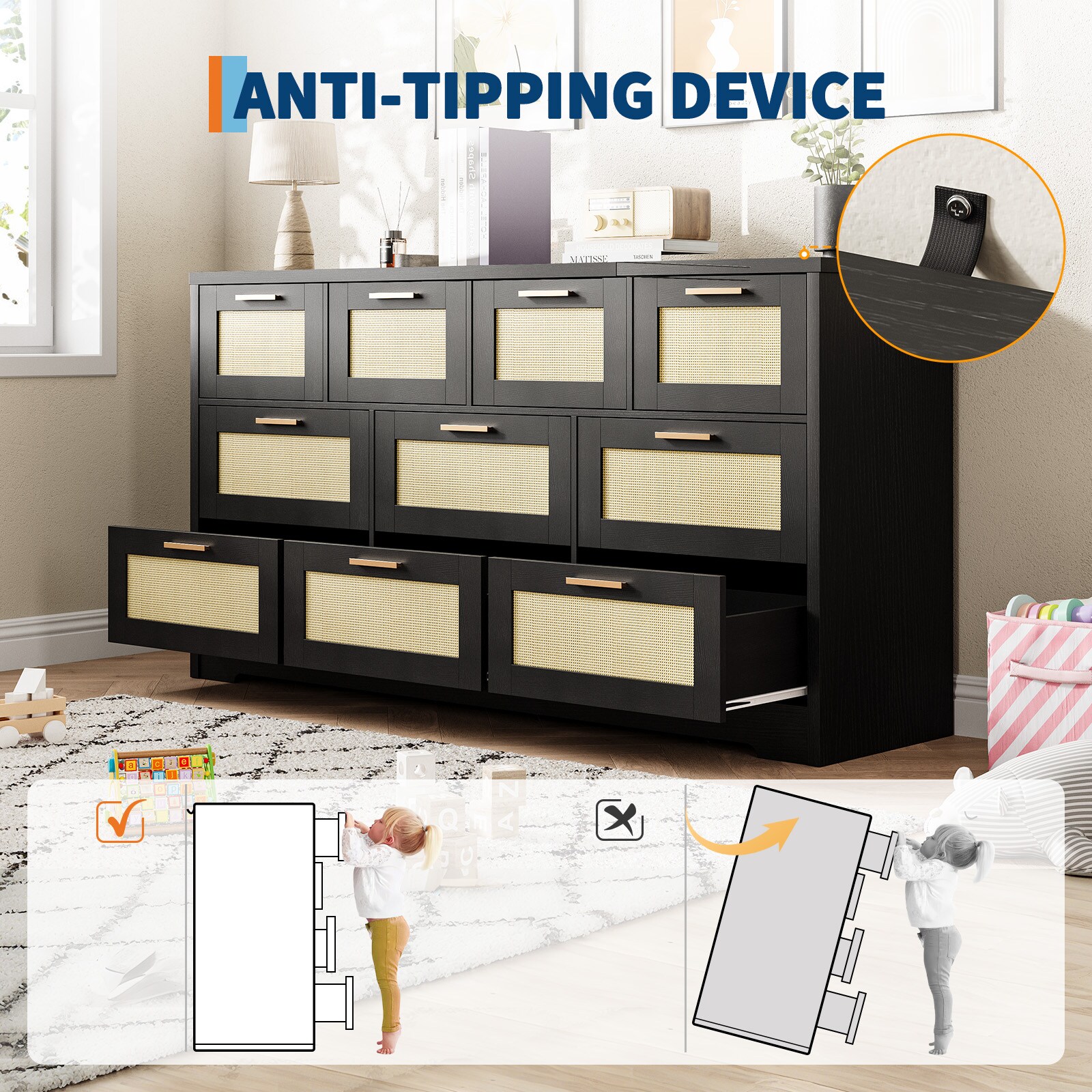 GarveeLife C3H-Q2KDSBCNEZP3FL-S dressers - View #6