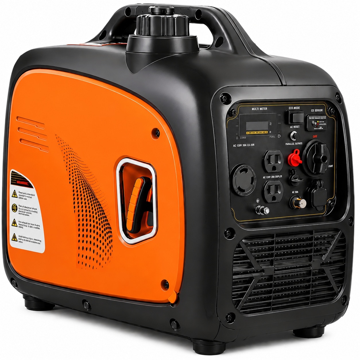 LAIFUCAM 3500W Portable Inverter Generator 3000W Rated 62 dB ECO Mode ...