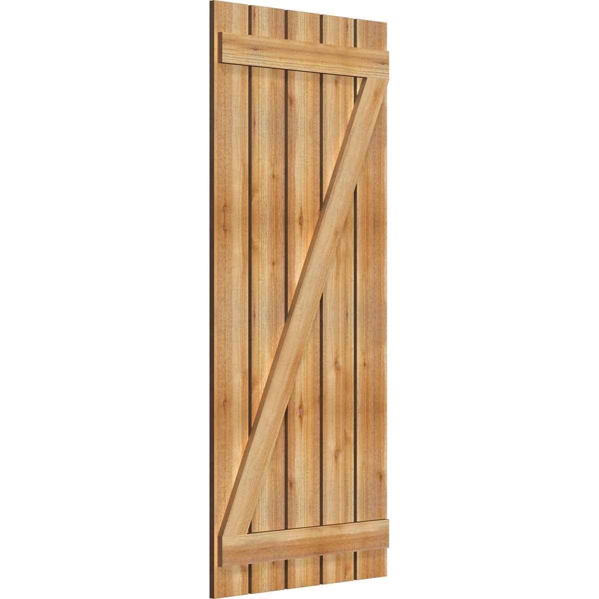 Ekena Millwork RBS06Z29X066RWR Exterior-Shutters - View #2