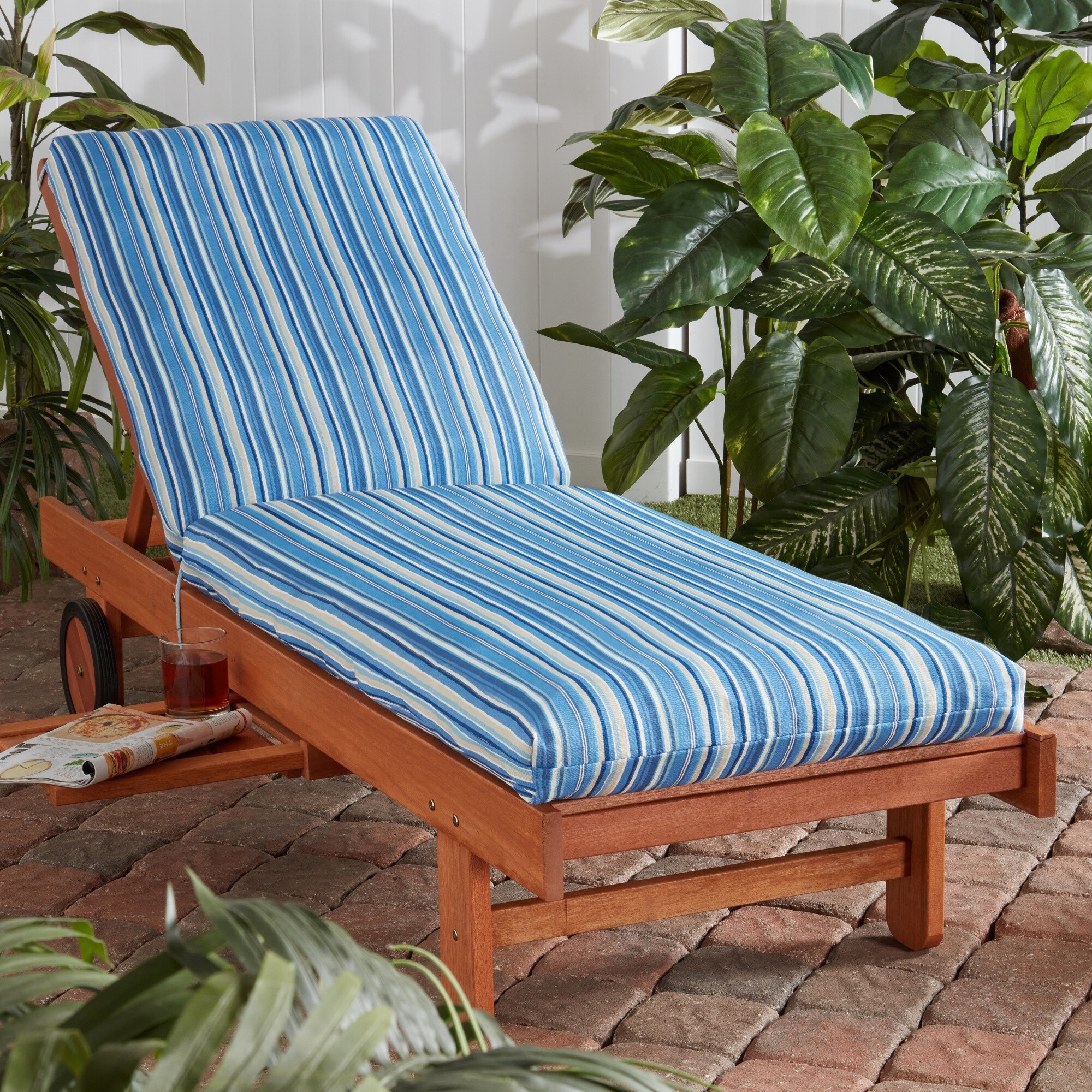 Greendale Home Fashions OC2802-SAPPHIRE Patio-Furniture-Cushions - View #3