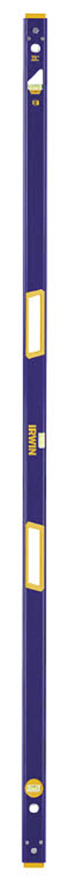 IRWIN 1794080 Aluminum 72-in 4 Vial Magnetic Box Beam Level