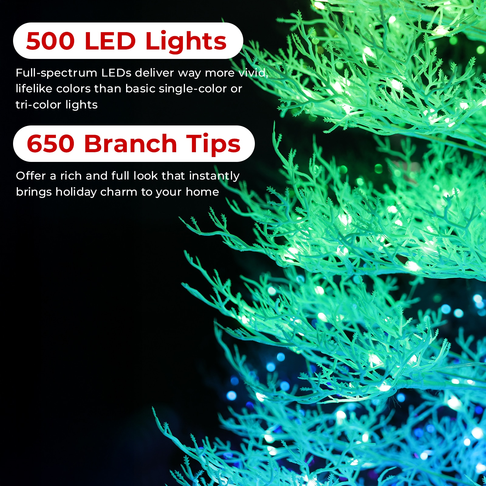 Avacube ABSL1075 Artificial-Christmas-Trees - View #5