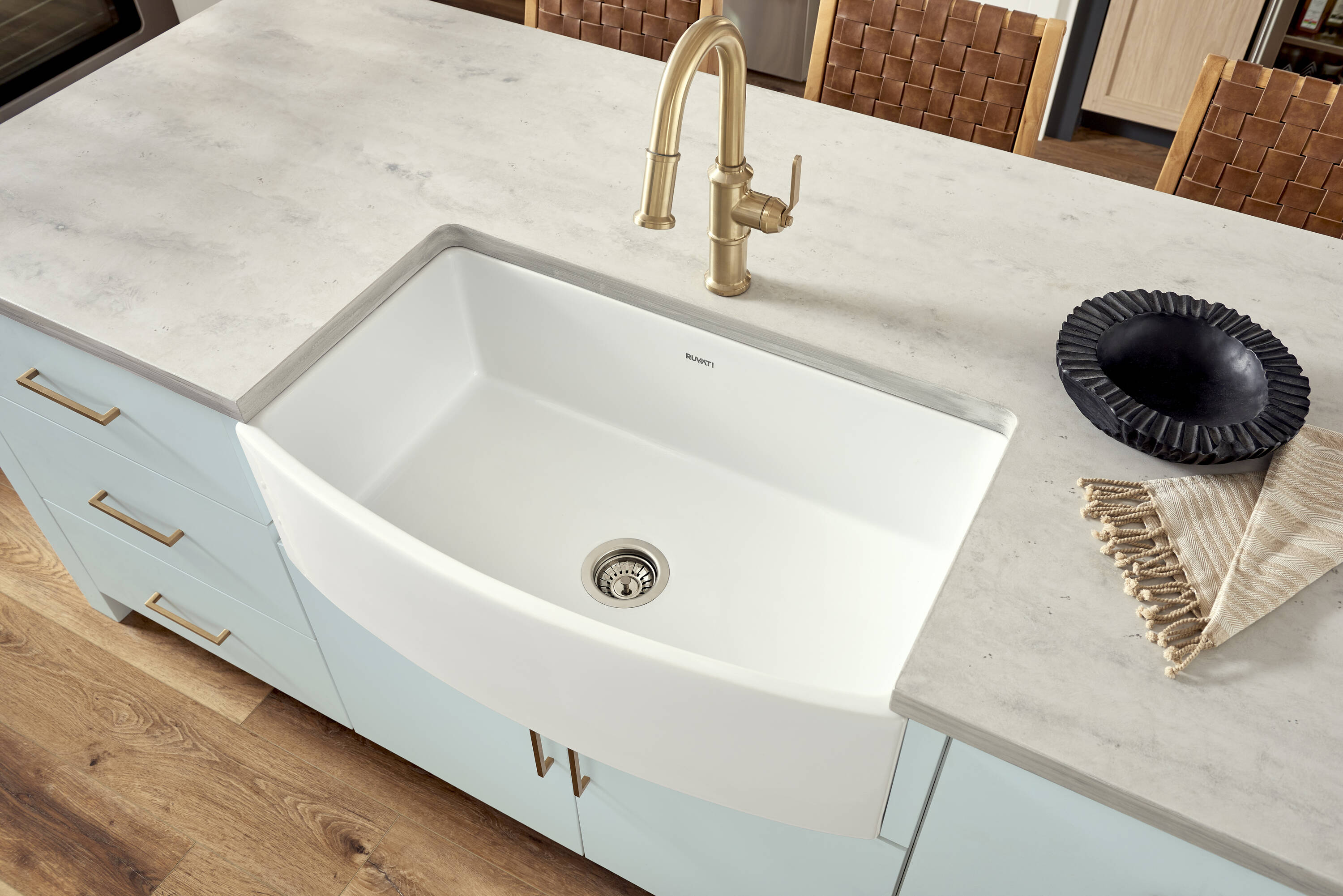 Ruvati RVL2398WH Kitchen-Sinks - View #7