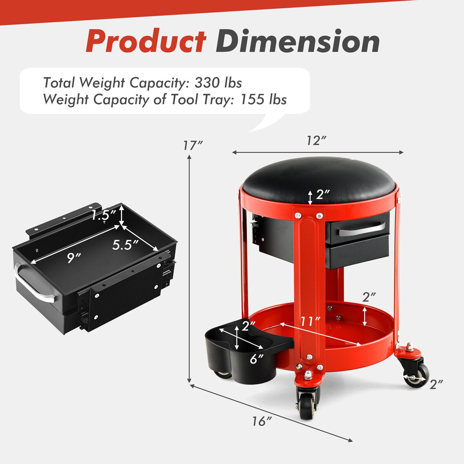 Slickblue D-CO-80001UA Creepers-Workseats - View #2