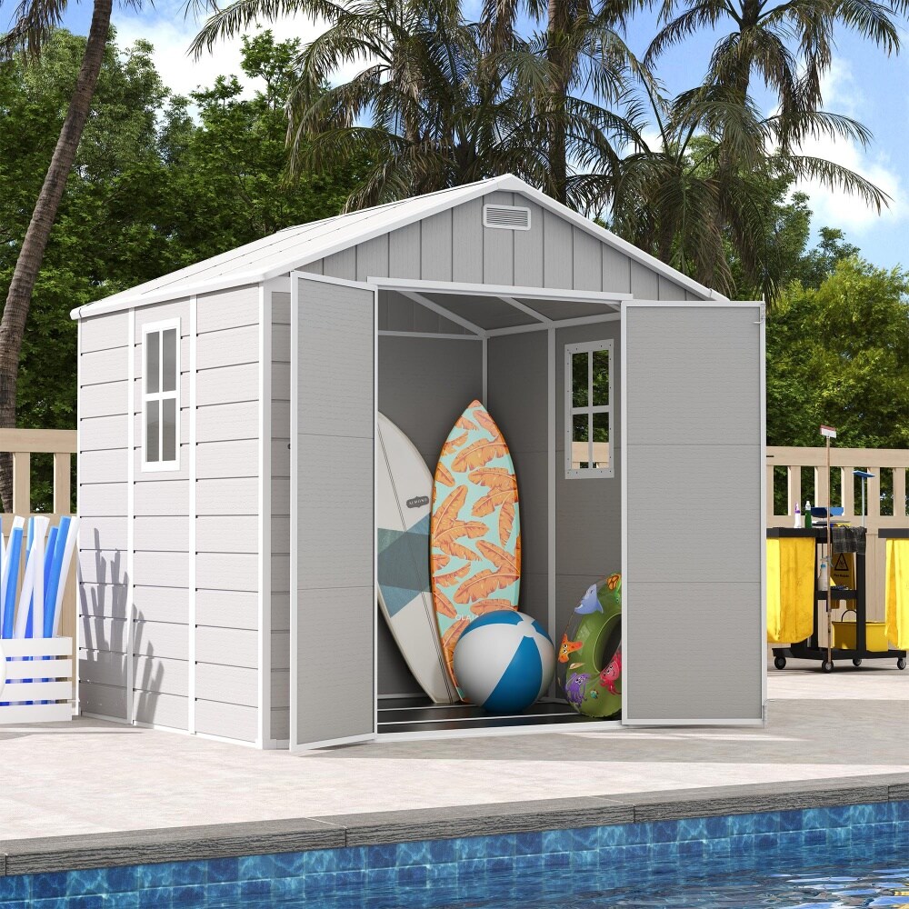 UDPATIO 736084605175 Vinyl-Resin-Storage-Buildings - View #8