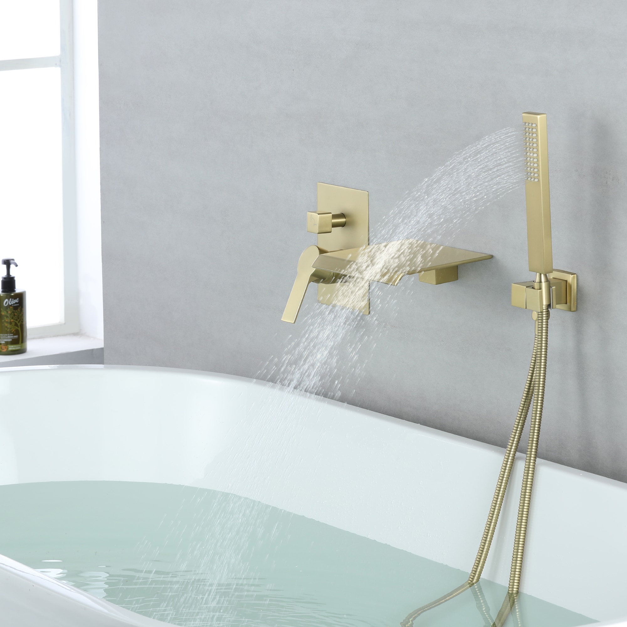 WELLFOR SPA-88021BG Roman-Tub-Faucets - View #10