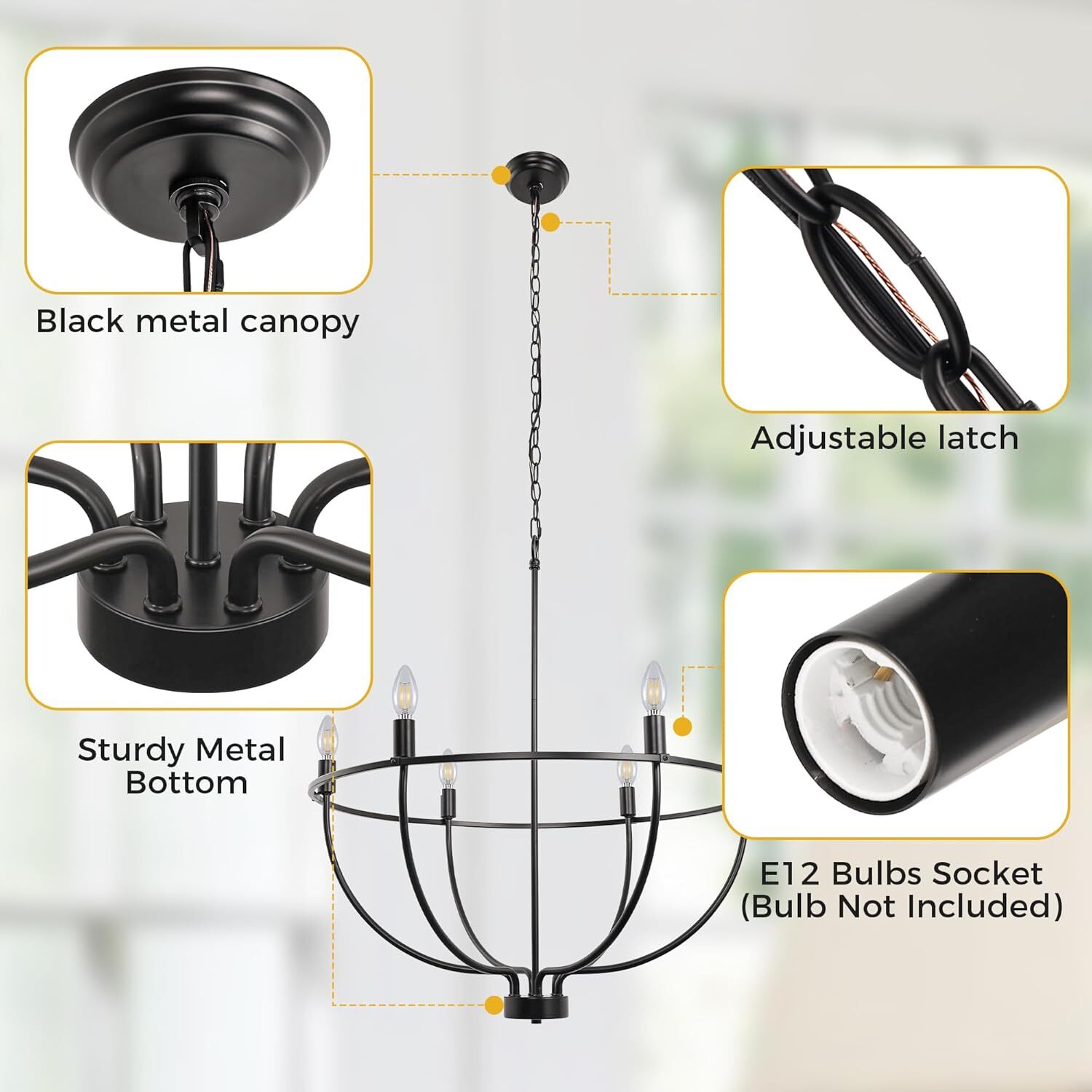 DORESshop LSC-LS-ZX14301FBL Pendant-Lights - View #4