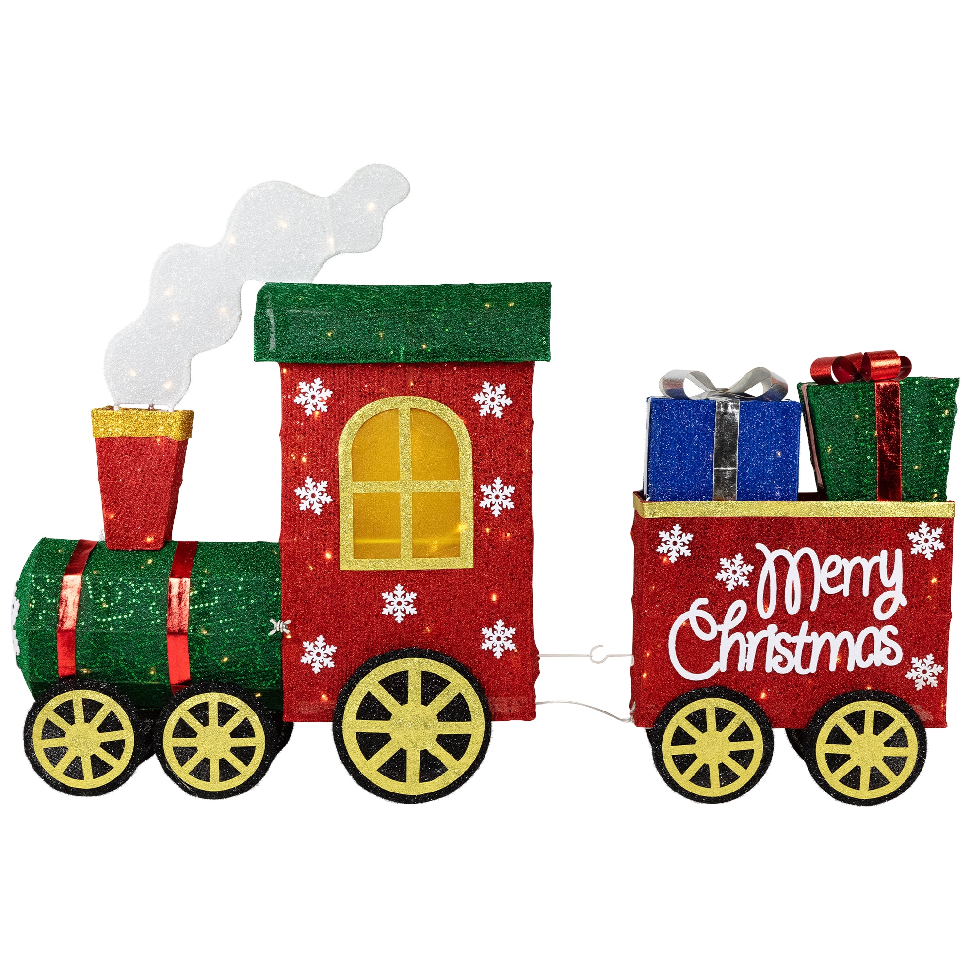 Northlight 35764501 48-in Freestanding Merry Christmas Free standing decoration with White LED Lights