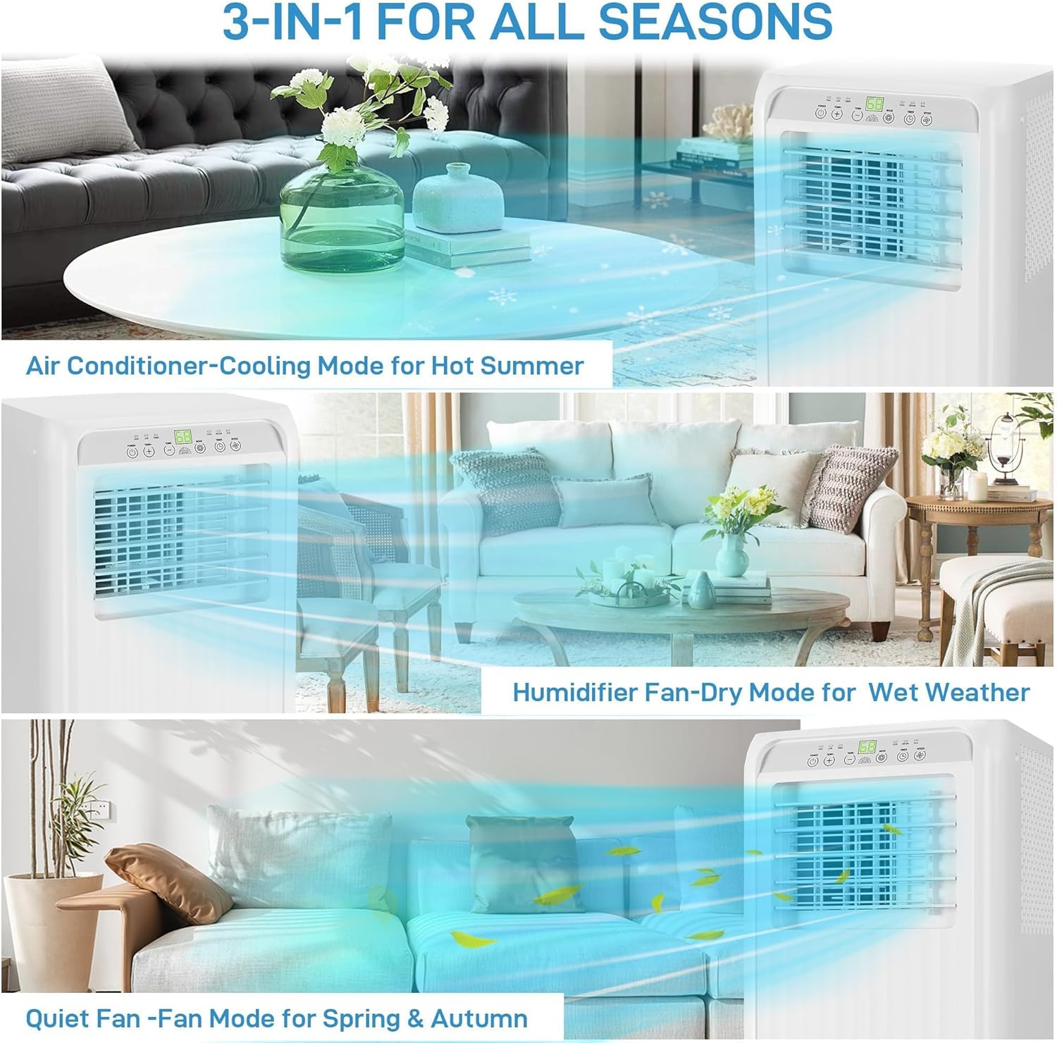 Qeetex ZYS-PHO-10GRDO58 Portable-Air-Conditioners - View #4