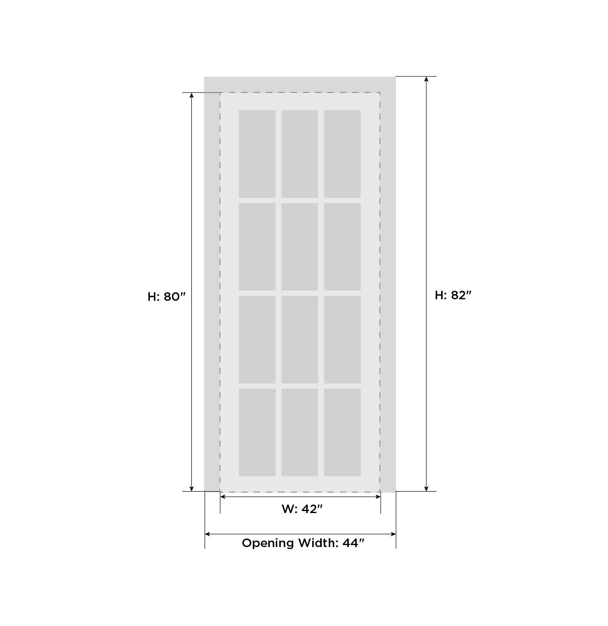 SARTODOORS PL0010IPBTN42RHI Pre-Hung-Doors - View #3