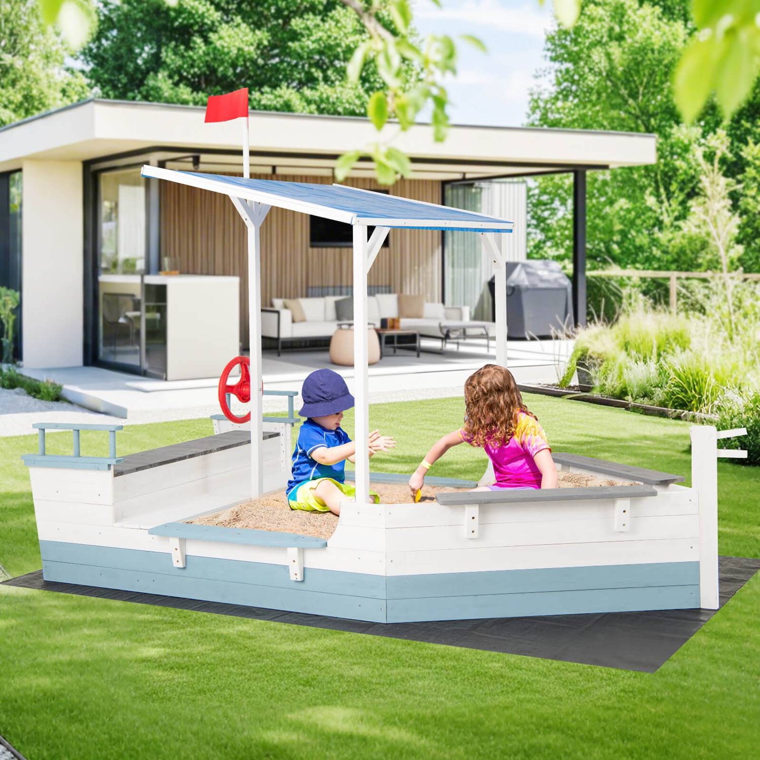 Costway CSHY002493 sandboxes - View #4