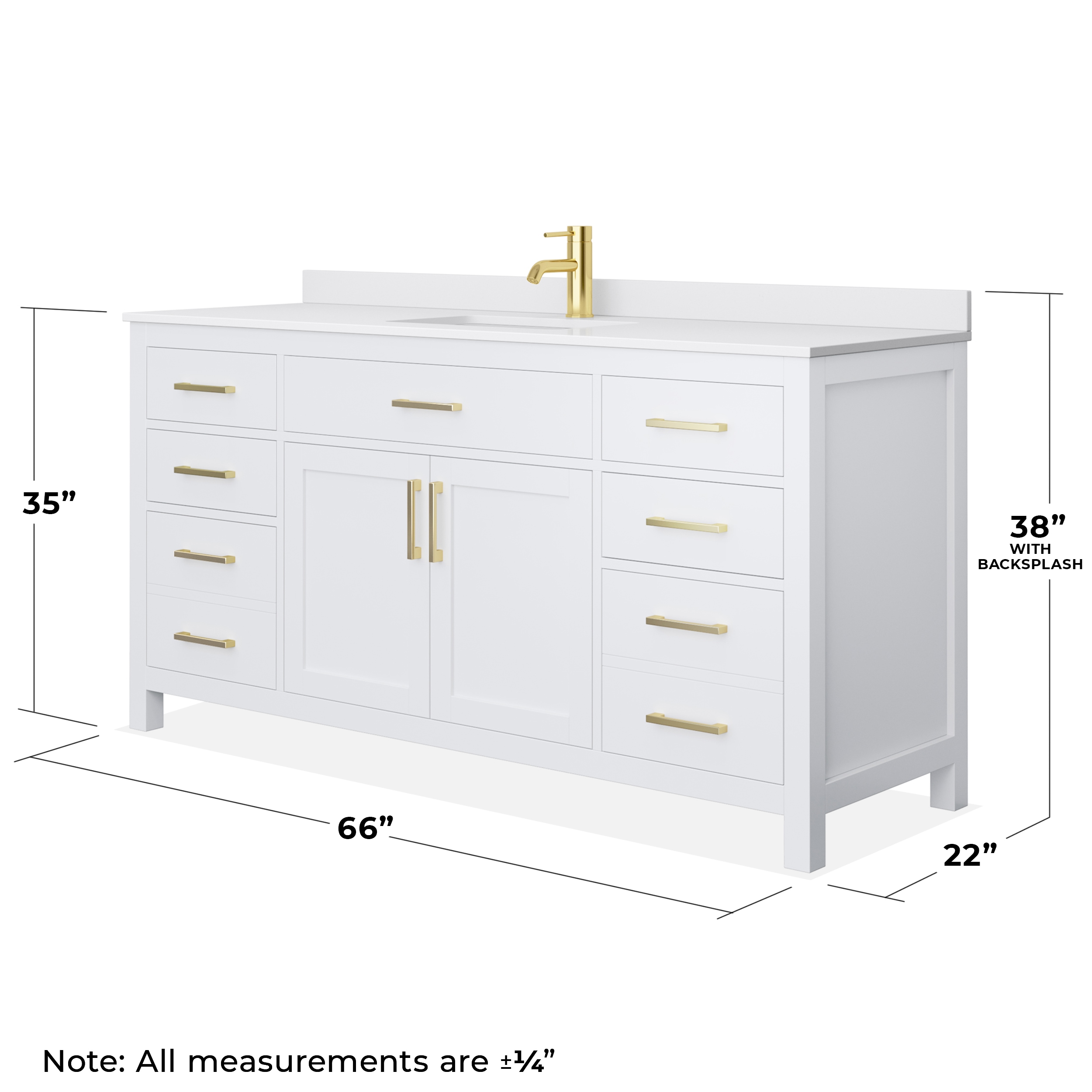 Wyndham Collection WCG242466SWGWCUNSMXX Bath-Vanity-Combo - View #5