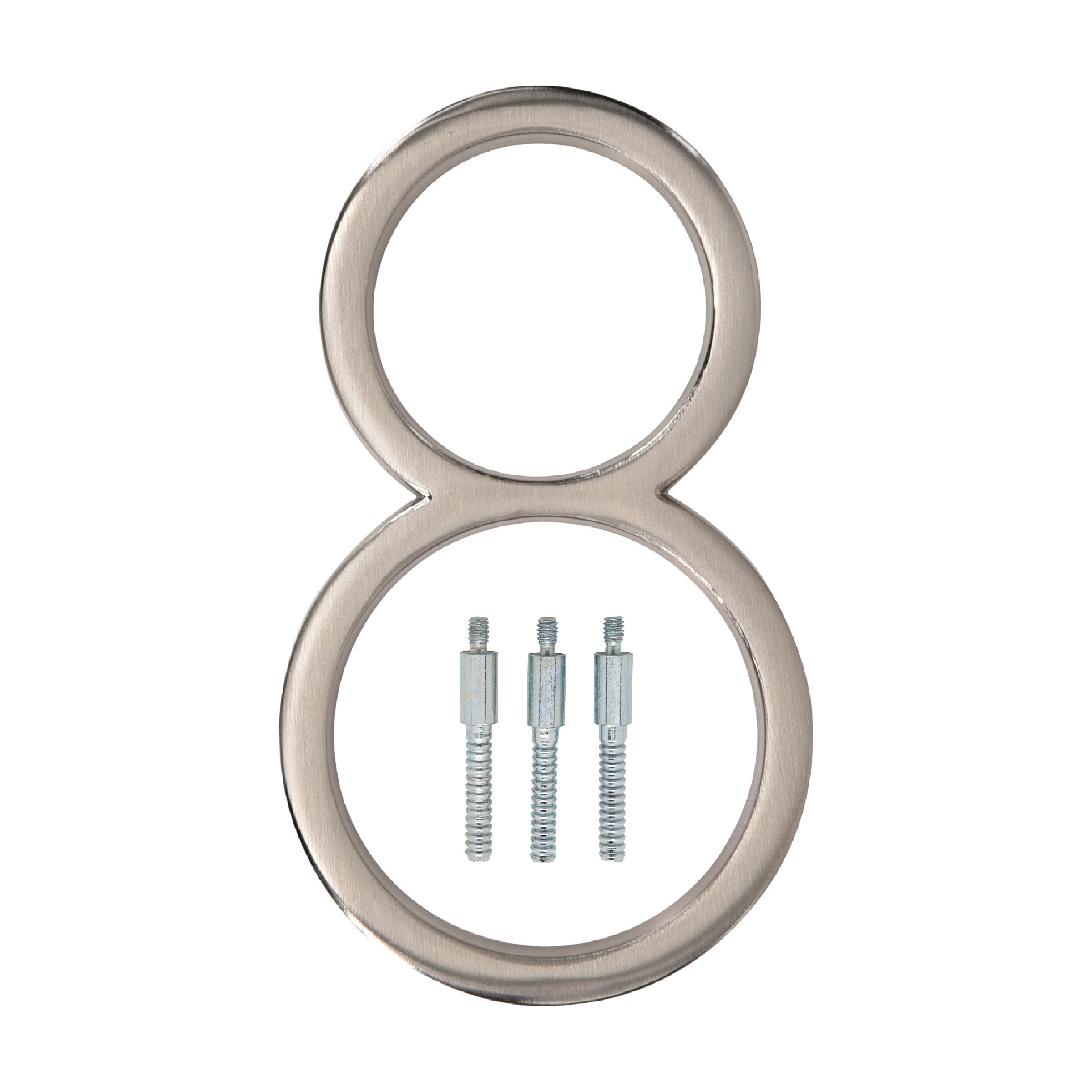 Hillman 844708 Distinctions 5-in Nickel Number 8
