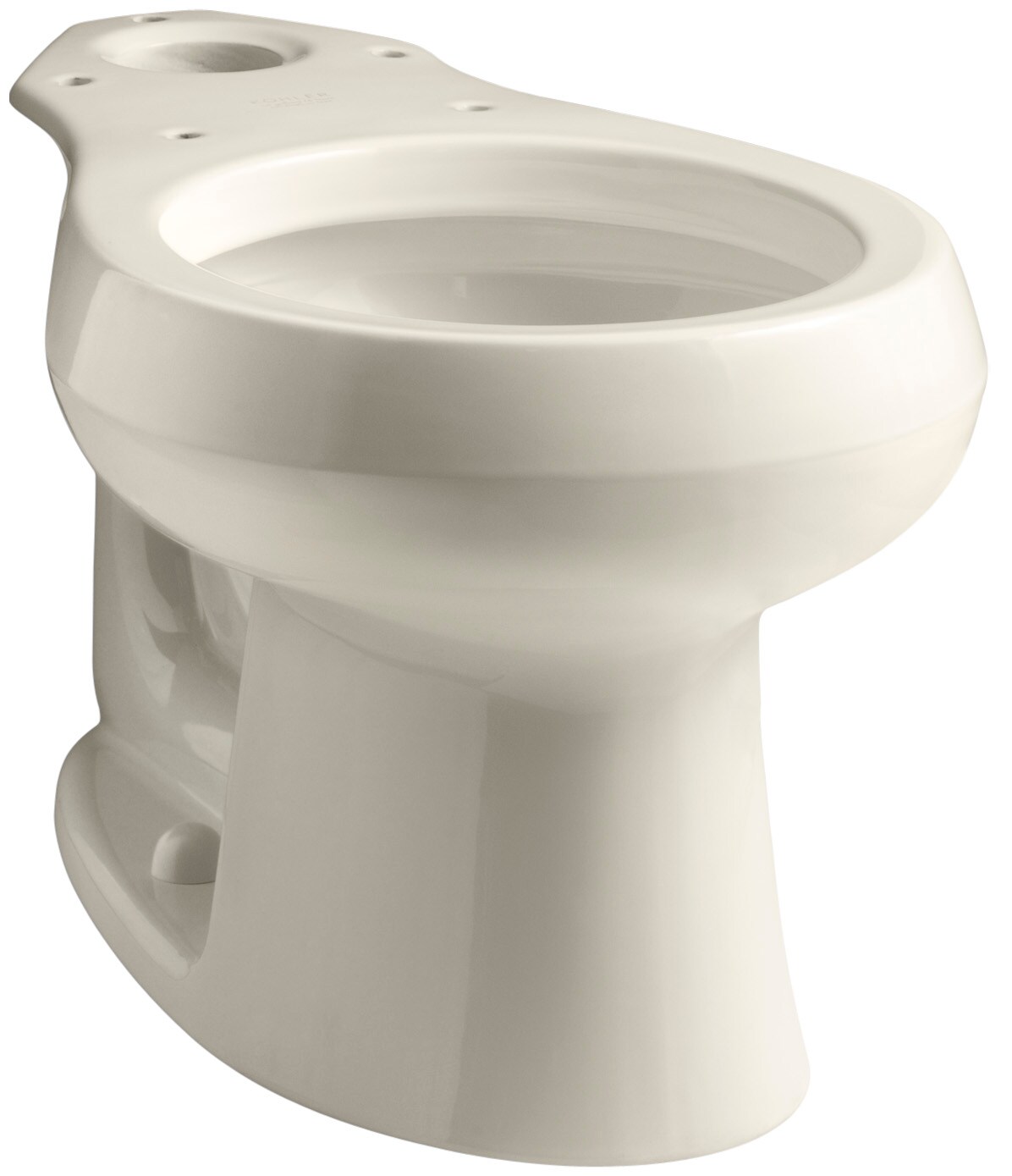 KOHLER Wellworth Almond Standard Height Toilet Bowl 12-in Rough-In at ...