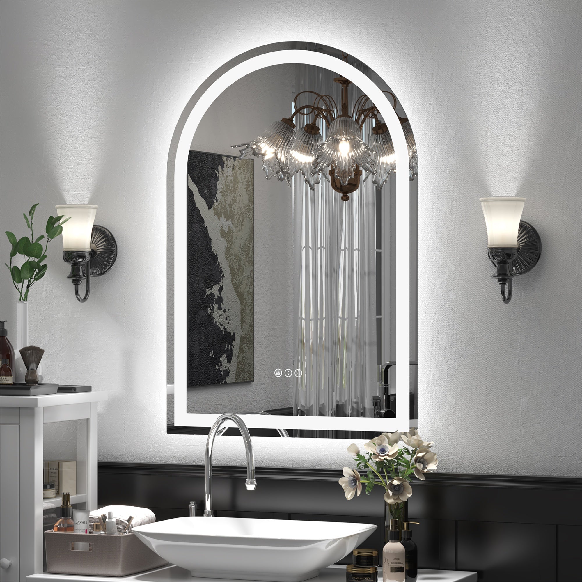 Vanityfus VFL070J-5580 Framed-Bath-Mirrors - View #2