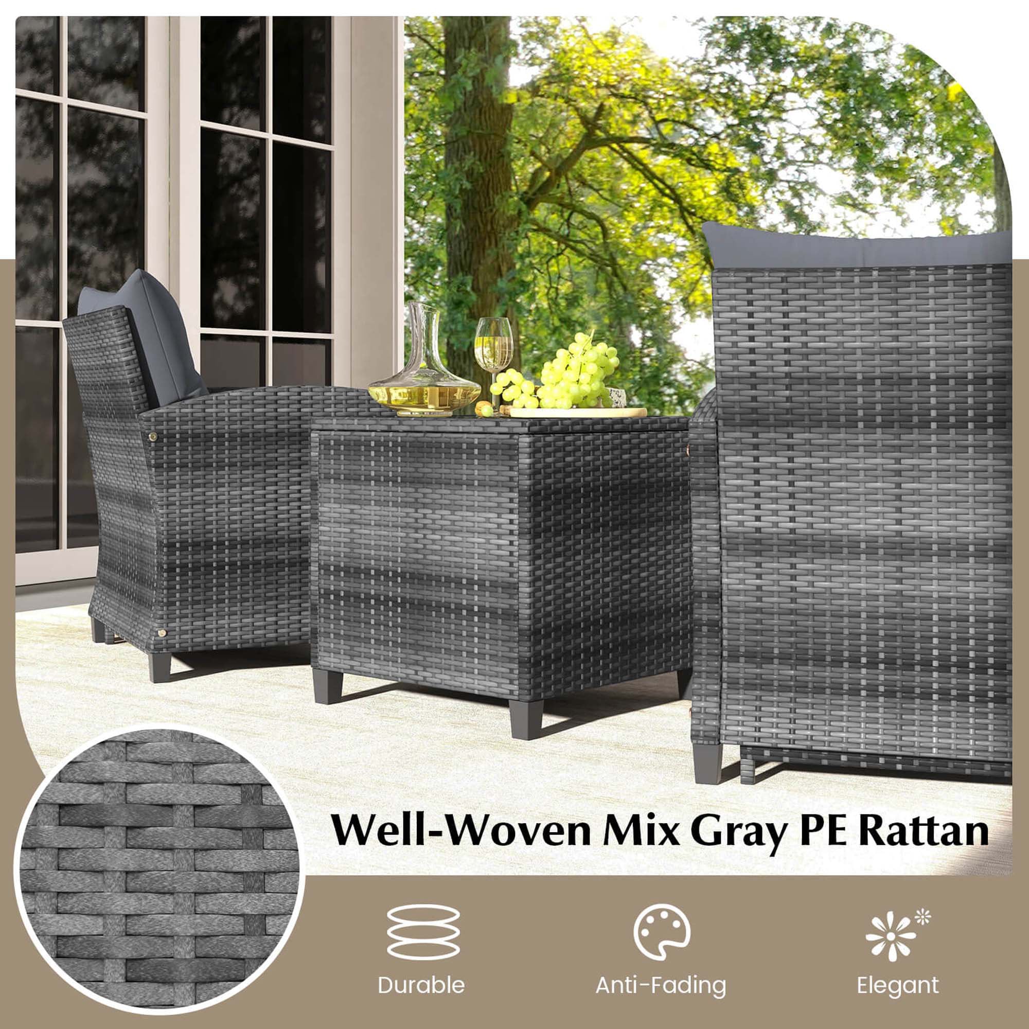 Costway HCST02142 Patio-Conversation-Sets - View #6