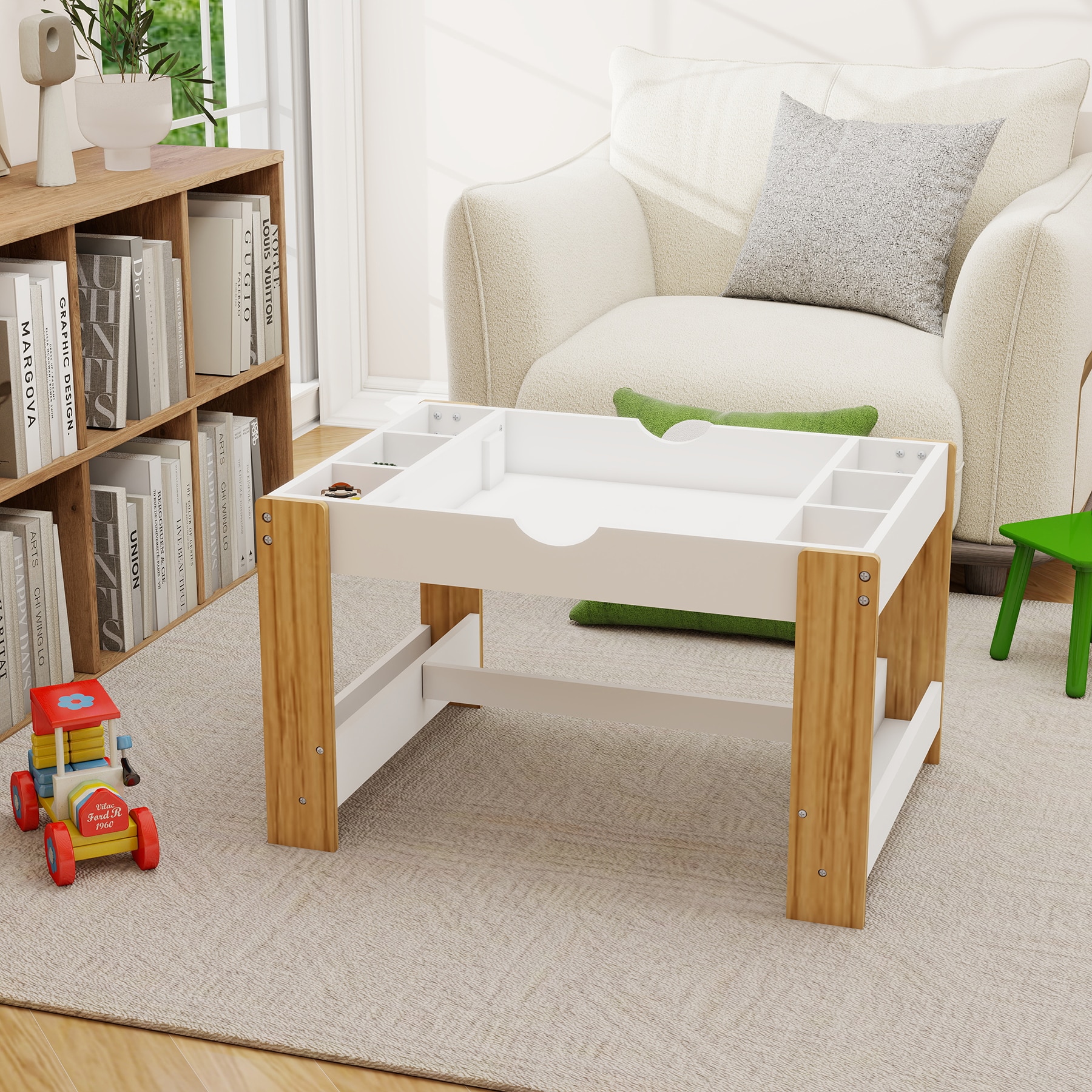 SINOFURN SYA860046WT Kids-Play-Tables - View #6