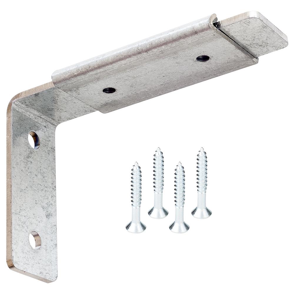 Federal Brace 31904 1-in x 4-in x 2.5-in Silver Finished Composite Corbel