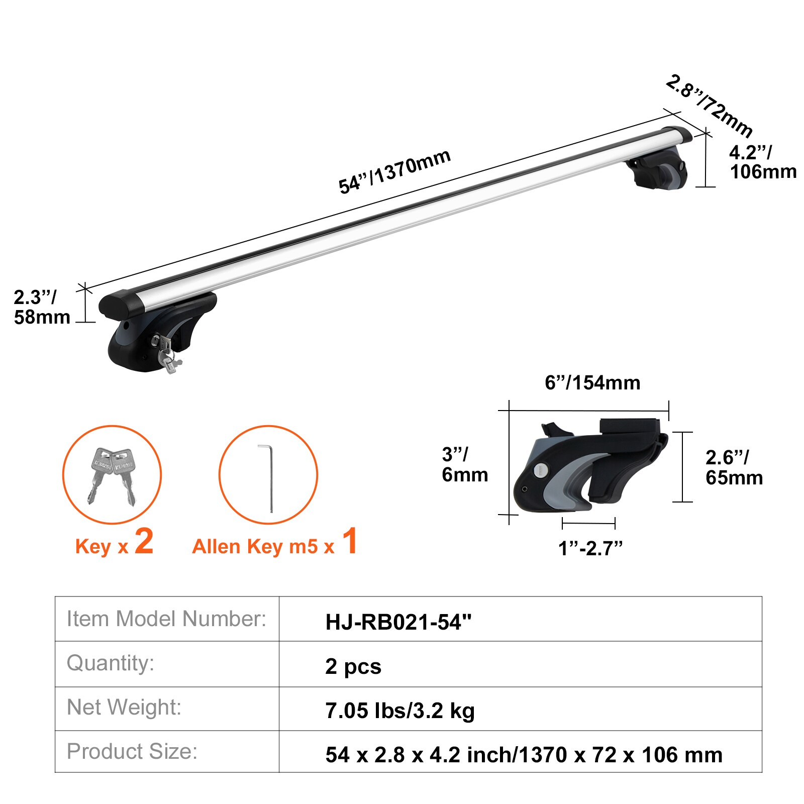 VEVOR SCCDHGJTYKTY01803V0 Cargo-Racking - View #7