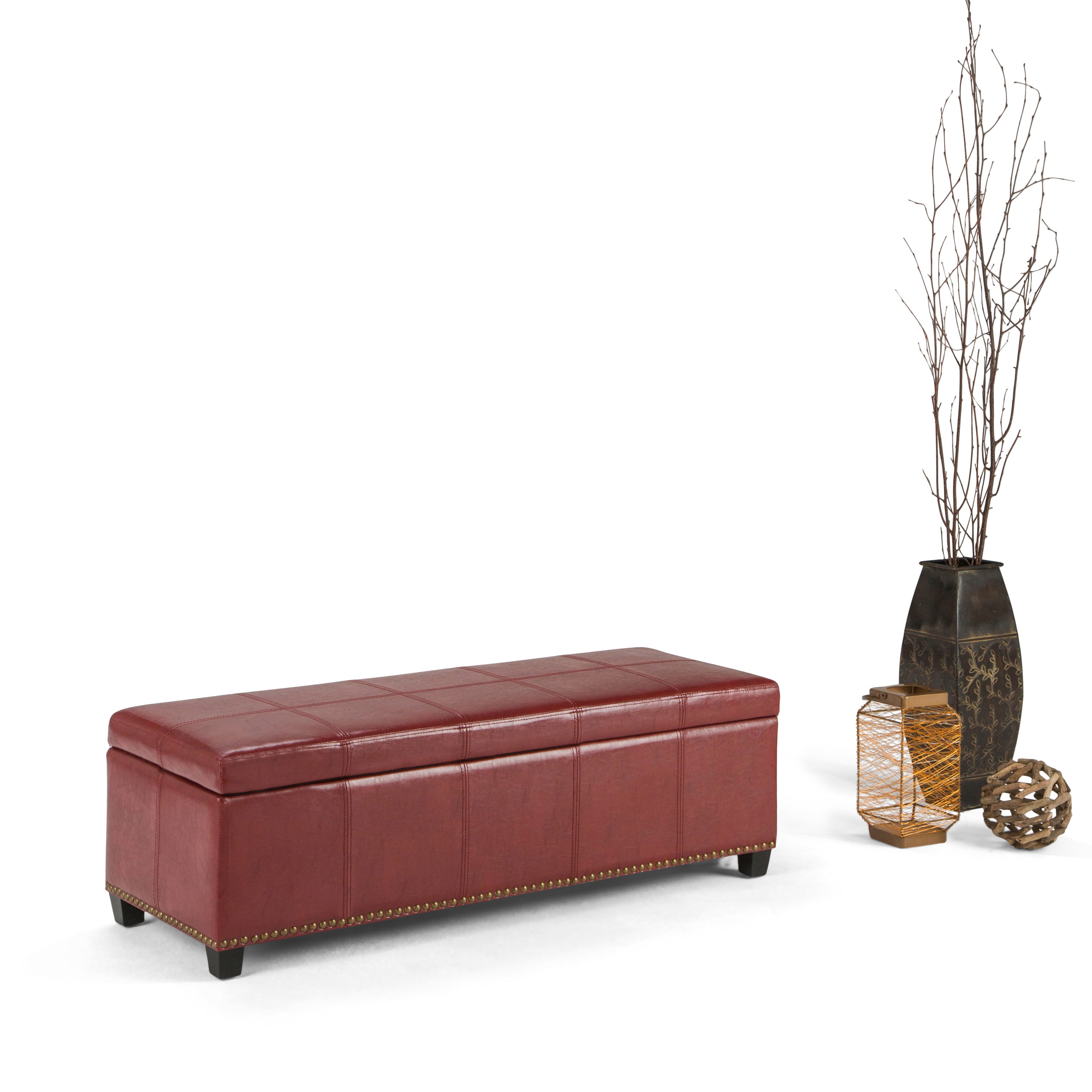 Simpli Home 3AXCOT-240-RRD Indoor-Ottomans - View #9