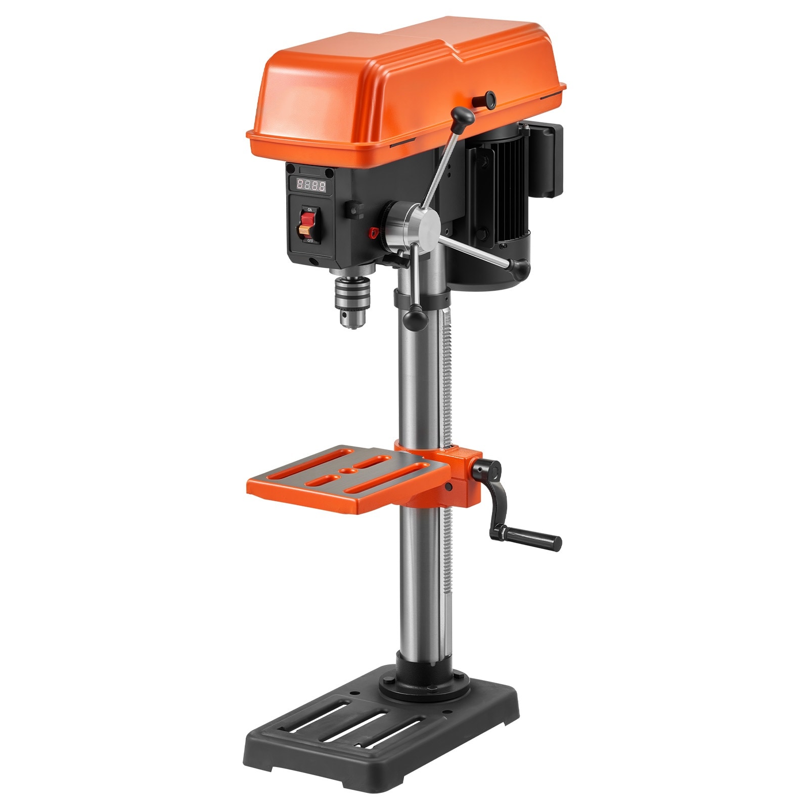 Mecale 10 in 0.8 HP Benchtop Drill Press 5 Amp 530-3140 RPM Variable Speed with Laser #YAS-0TNZSW